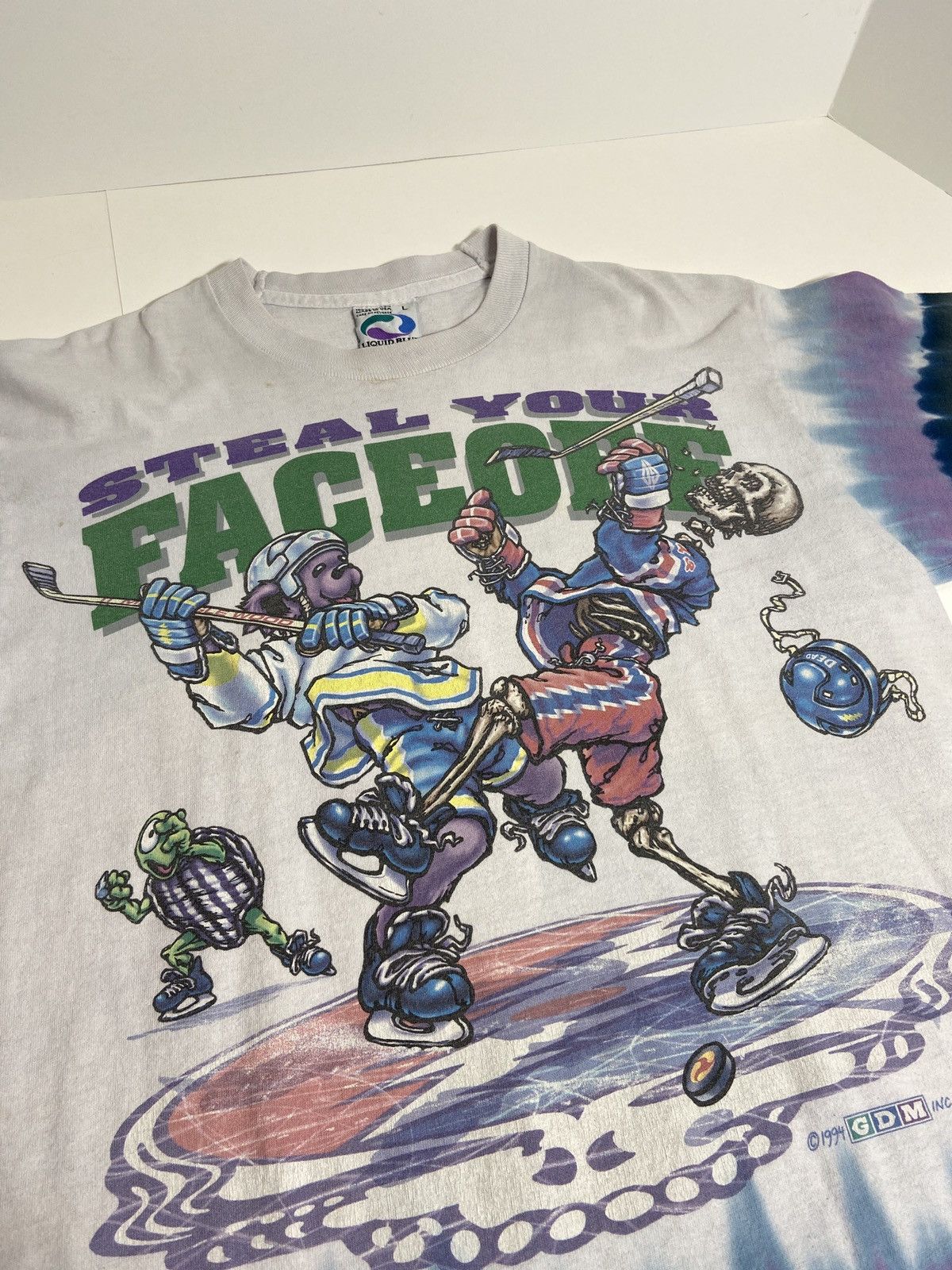 Grateful Dead 1994 Grateful Dead Steal Your Faceoff T-Shirt Size US L / EU 52-54 / 3 - 7 Thumbnail