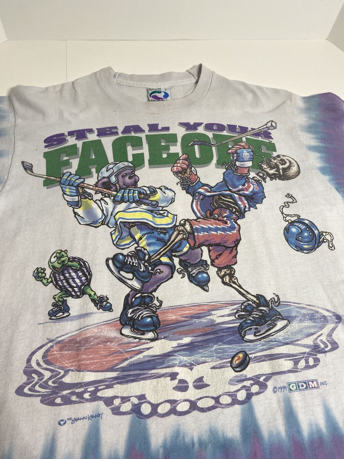 Grateful Dead 1994 Grateful Dead Steal Your Faceoff T-Shirt Size US L / EU 52-54 / 3 - 3 Thumbnail