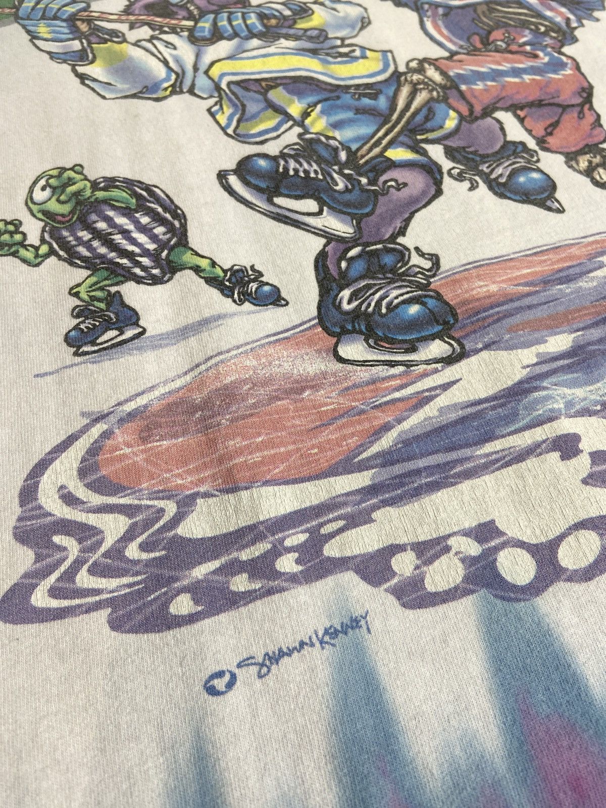 Grateful Dead 1994 Grateful Dead Steal Your Faceoff T-Shirt Size US L / EU 52-54 / 3 - 8 Thumbnail