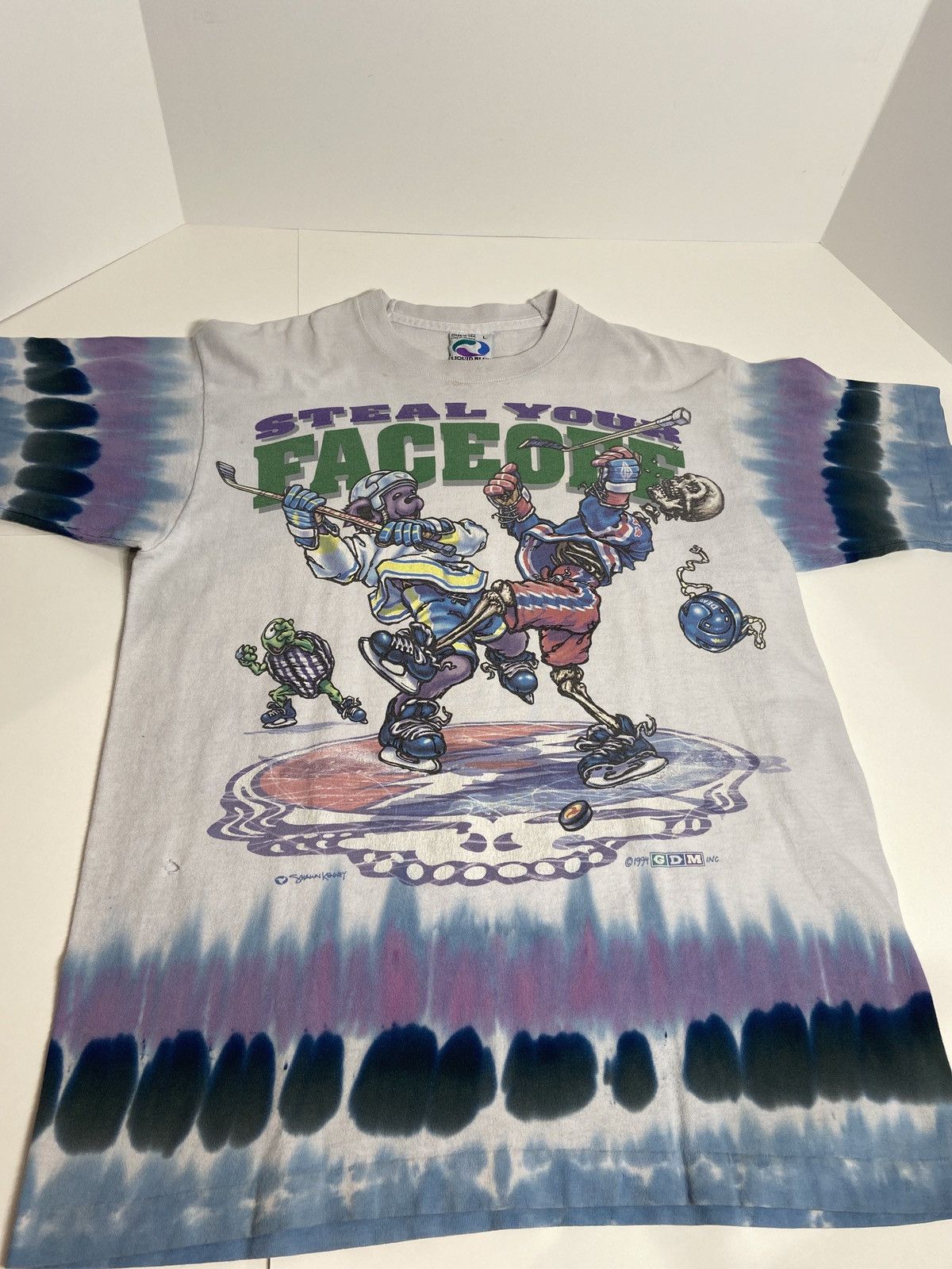 Grateful Dead 1994 Grateful Dead Steal Your Faceoff T-Shirt Size US L / EU 52-54 / 3 - 1 Thumbnail