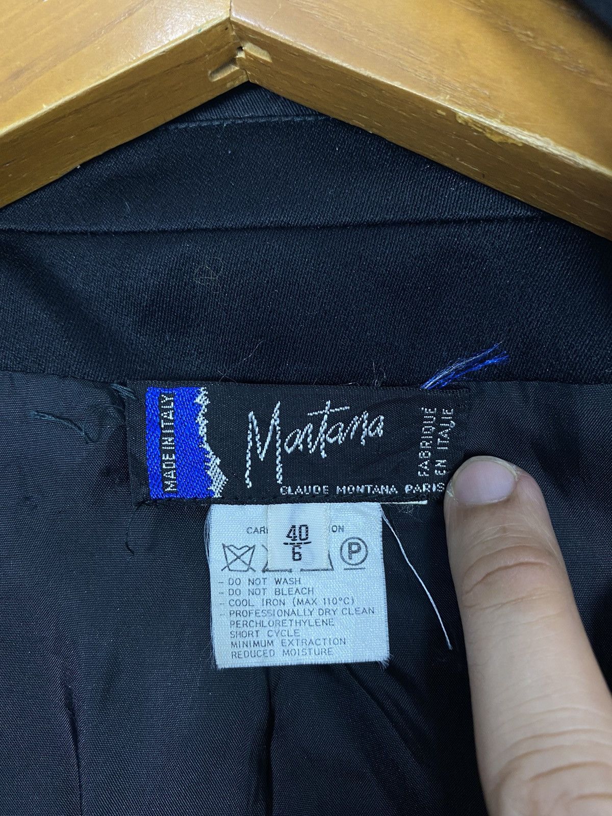 Rare‼️ Vtg Claude Montana Paris Double Breasted Blazer Italy