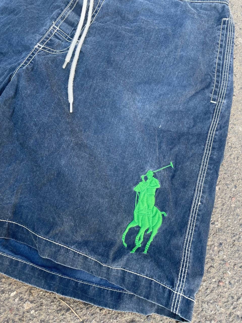 Ralph Lauren × Vintage Vintage Ralph Lauren swimming shorts trunks faded blue Size US 32 / EU 48 - 2 Thumbnail