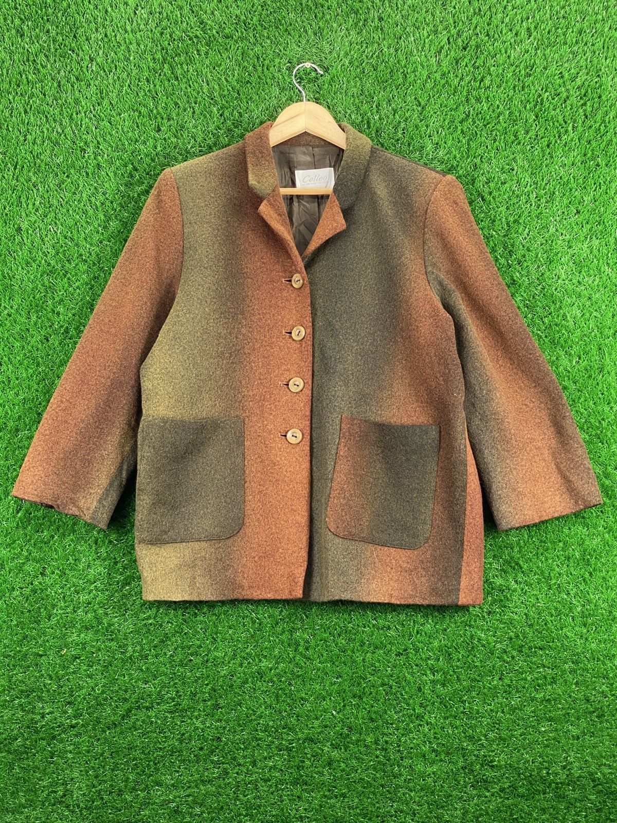 Vintage Wool Jacket Three Colour By Celleo