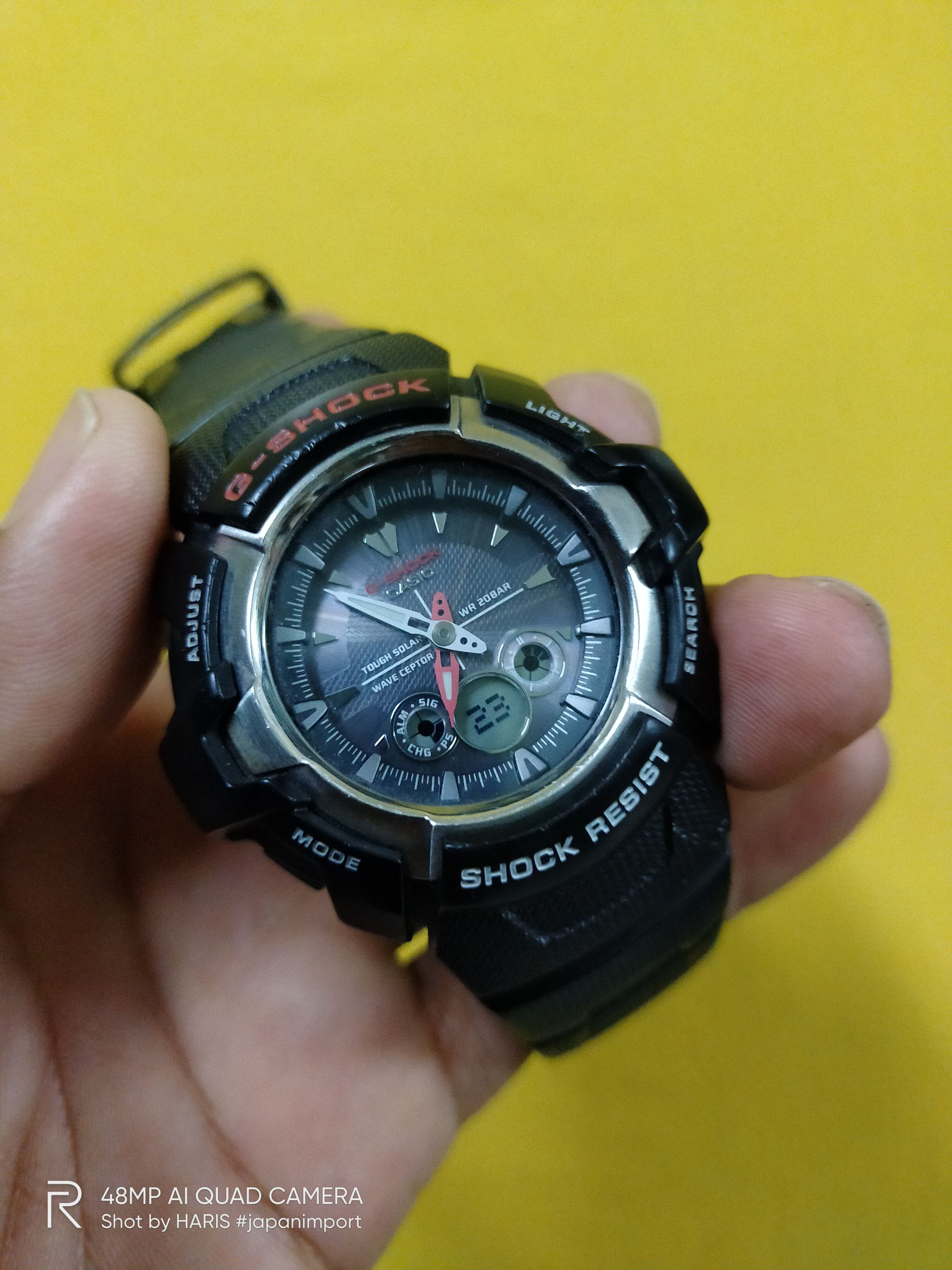 Casio CASIO EDIFICE WAVE CEPTOR TOUGH SOLAR EQW-700 | Grailed