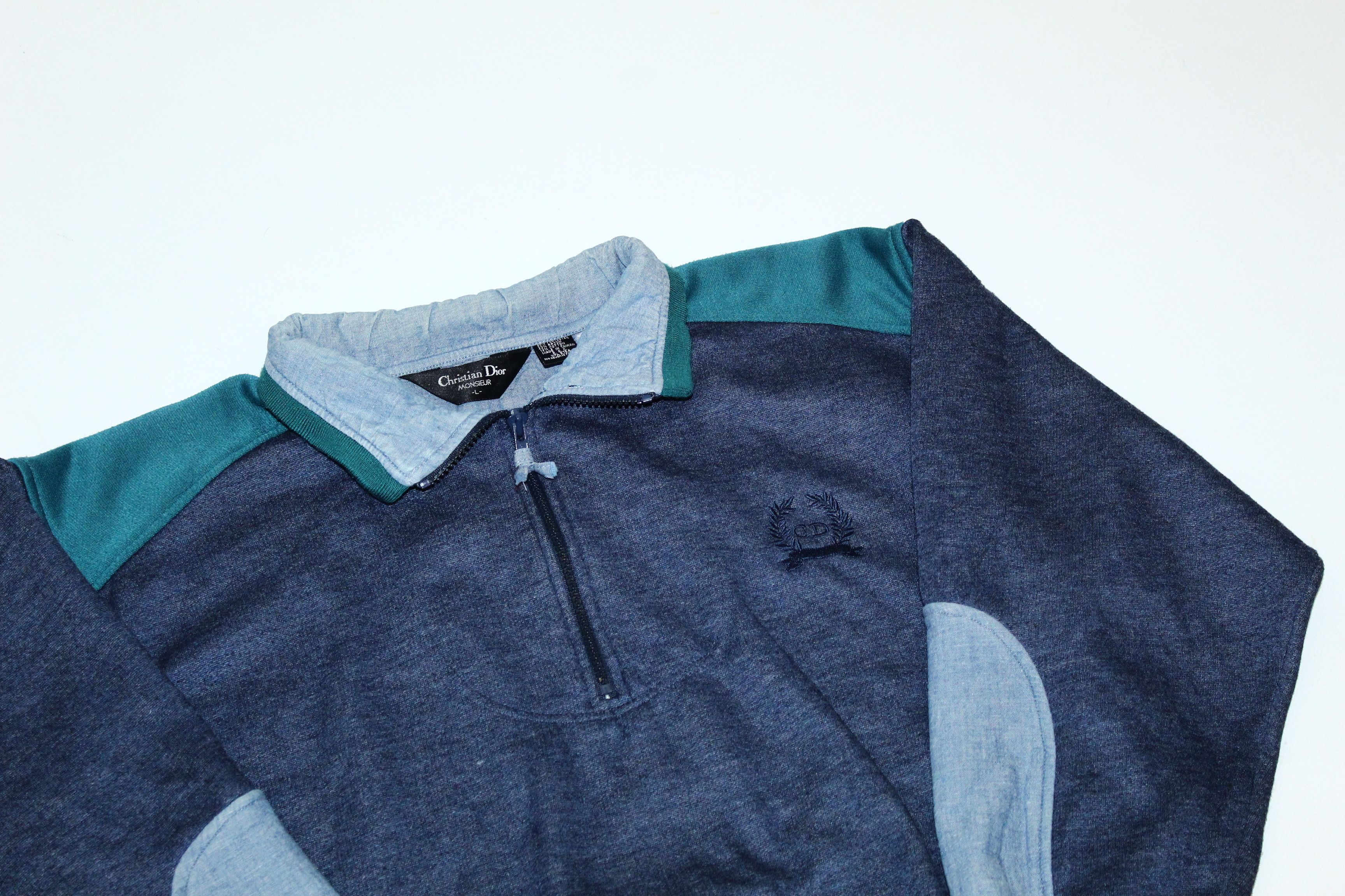 Christian Dior Monsieur 🔥🔥 90s Christian Dior Monsieur signatured 1/3 zip pullover Size US L / EU 52-54 / 3 - 5 Thumbnail