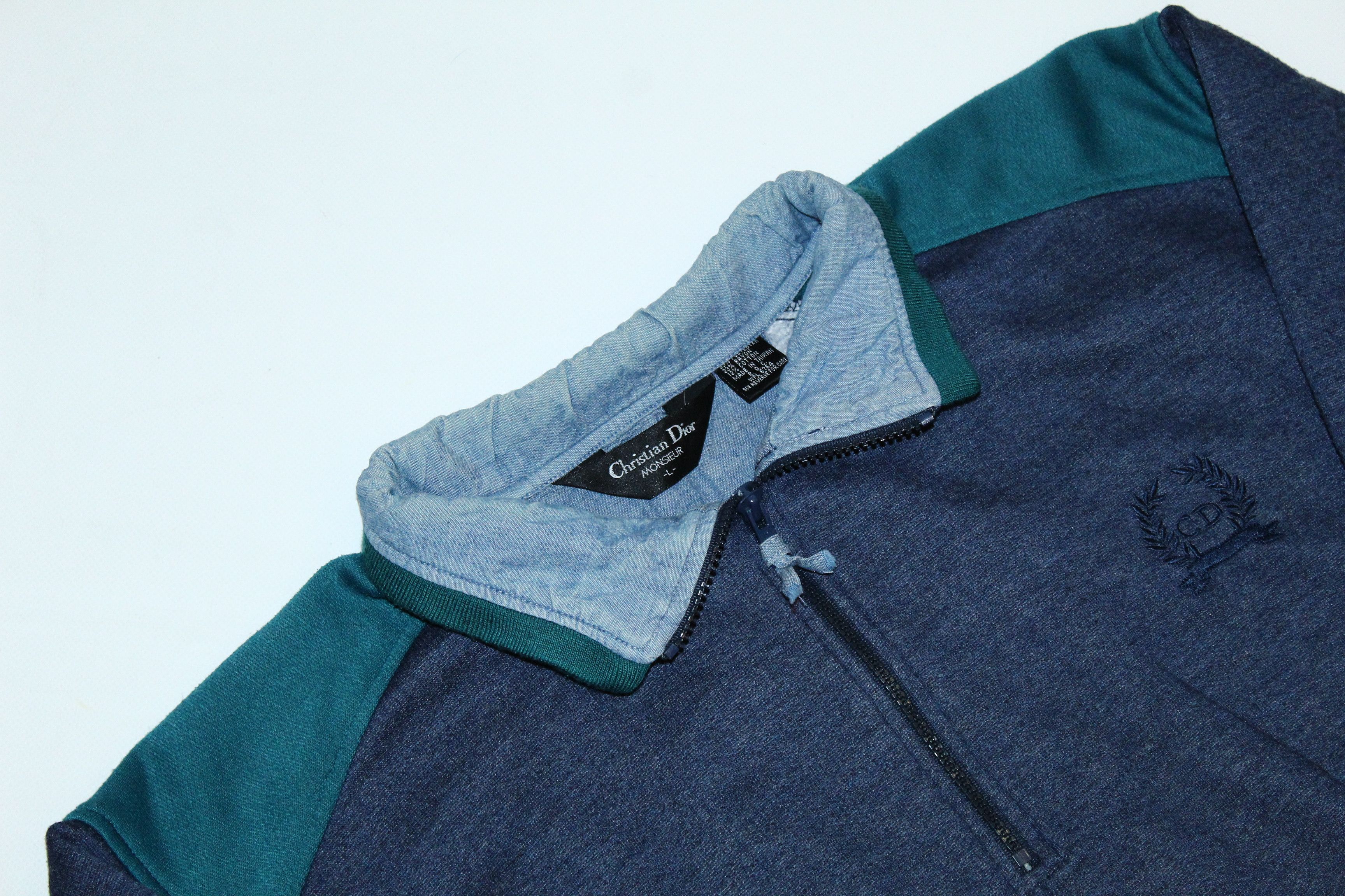 Christian Dior Monsieur 🔥🔥 90s Christian Dior Monsieur signatured 1/3 zip pullover Size US L / EU 52-54 / 3 - 2 Thumbnail