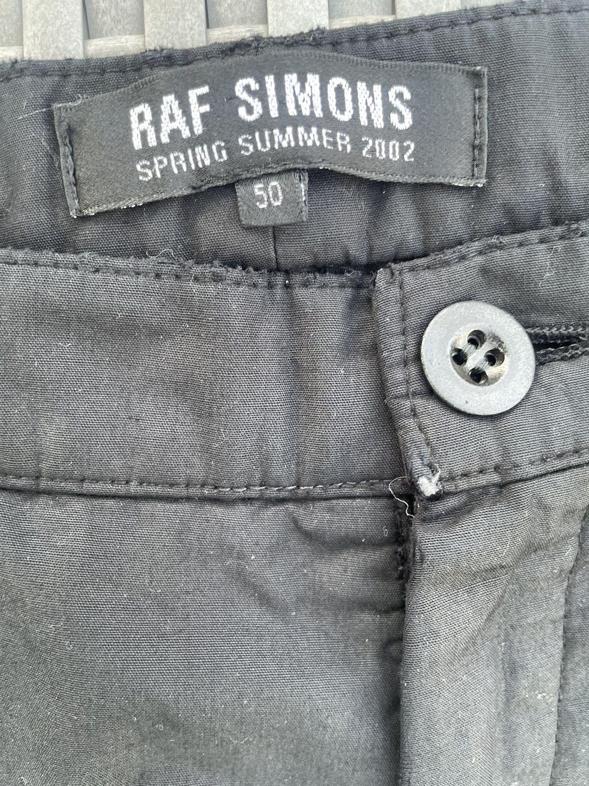 Raf Simons RAF SIMONS SS02 Knee slit pants Size US 30 / EU 46 - 7 Thumbnail