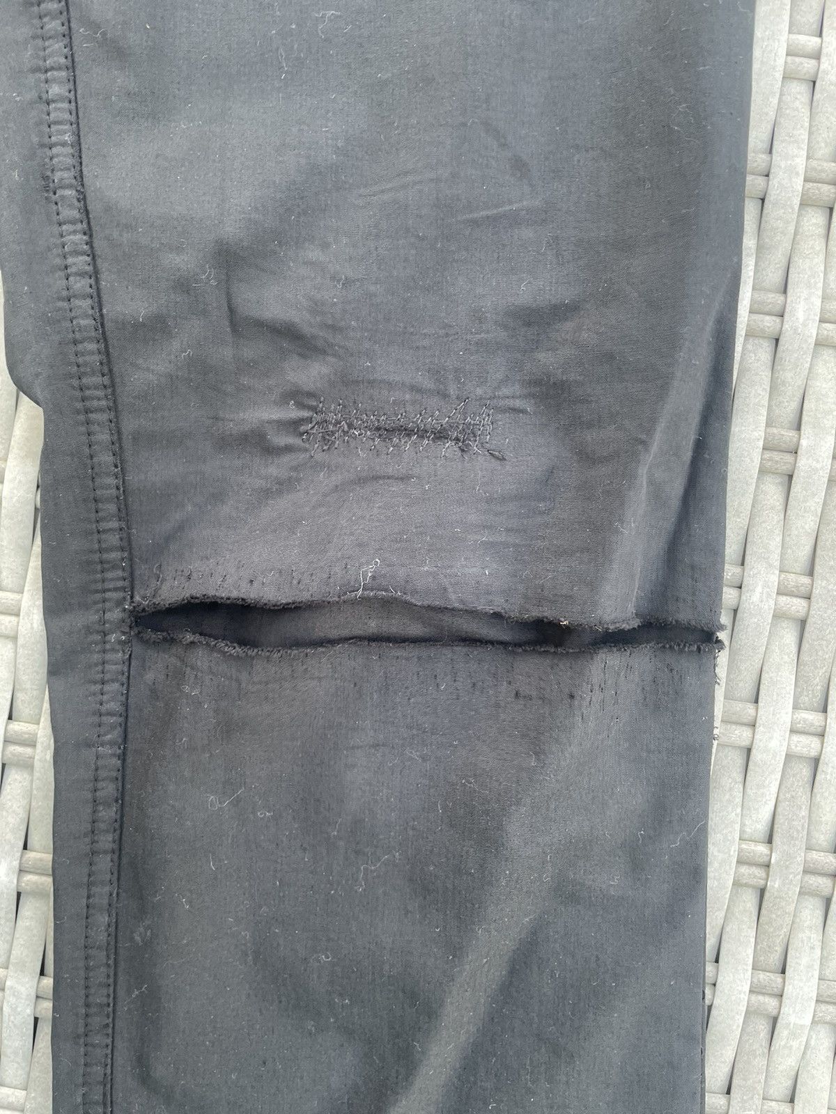Raf Simons RAF SIMONS SS02 Knee slit pants Size US 30 / EU 46 - 2 Thumbnail