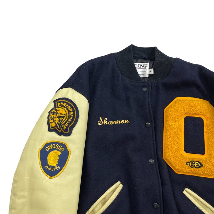 Vintage VINTAGE 1995 Owosso High Trojans Varsity Jacket | Grailed