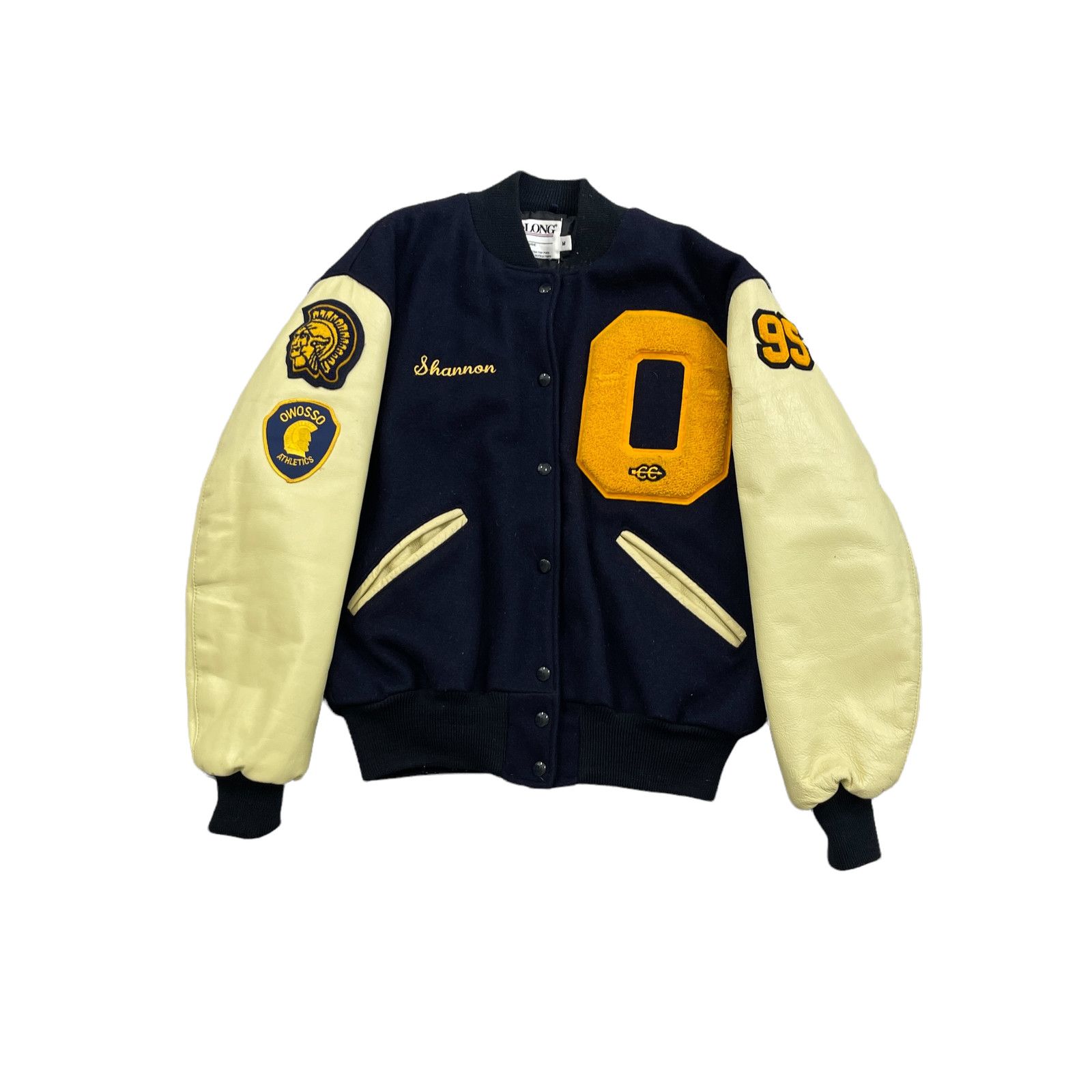 Vintage VINTAGE 1995 Owosso High Trojans Varsity Jacket | Grailed