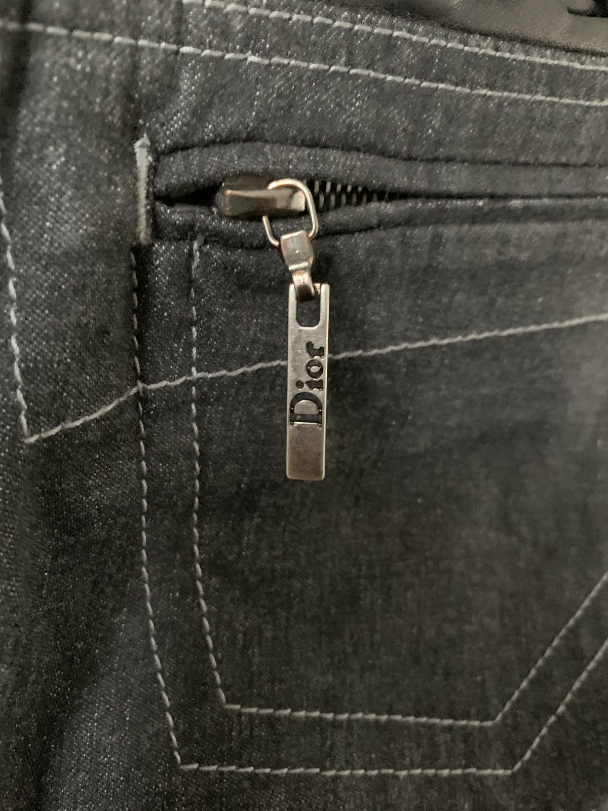Dior Christian Dior Paris Lambskin Lined Jeans Size 26" / US 2 / IT 38 - 4 Thumbnail