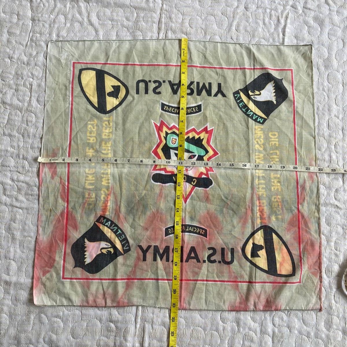 Vintage Vintage 80s Bandana Nam War Edition Size ONE SIZE - 2 Thumbnail