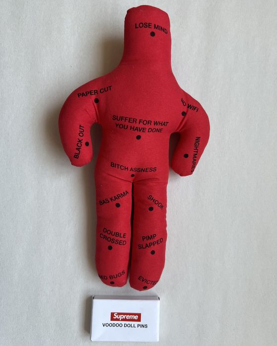 Supreme voodoo doll store red