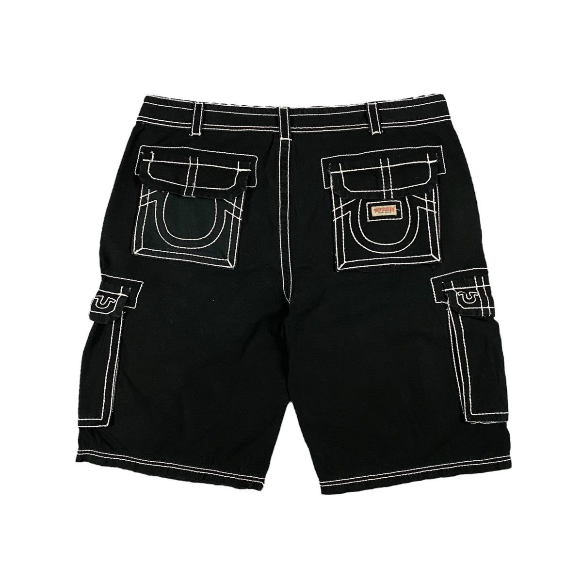True Religion 00’S True Religion Black Cargo Shorts Size US 38 / EU 54 - 1 Thumbnail
