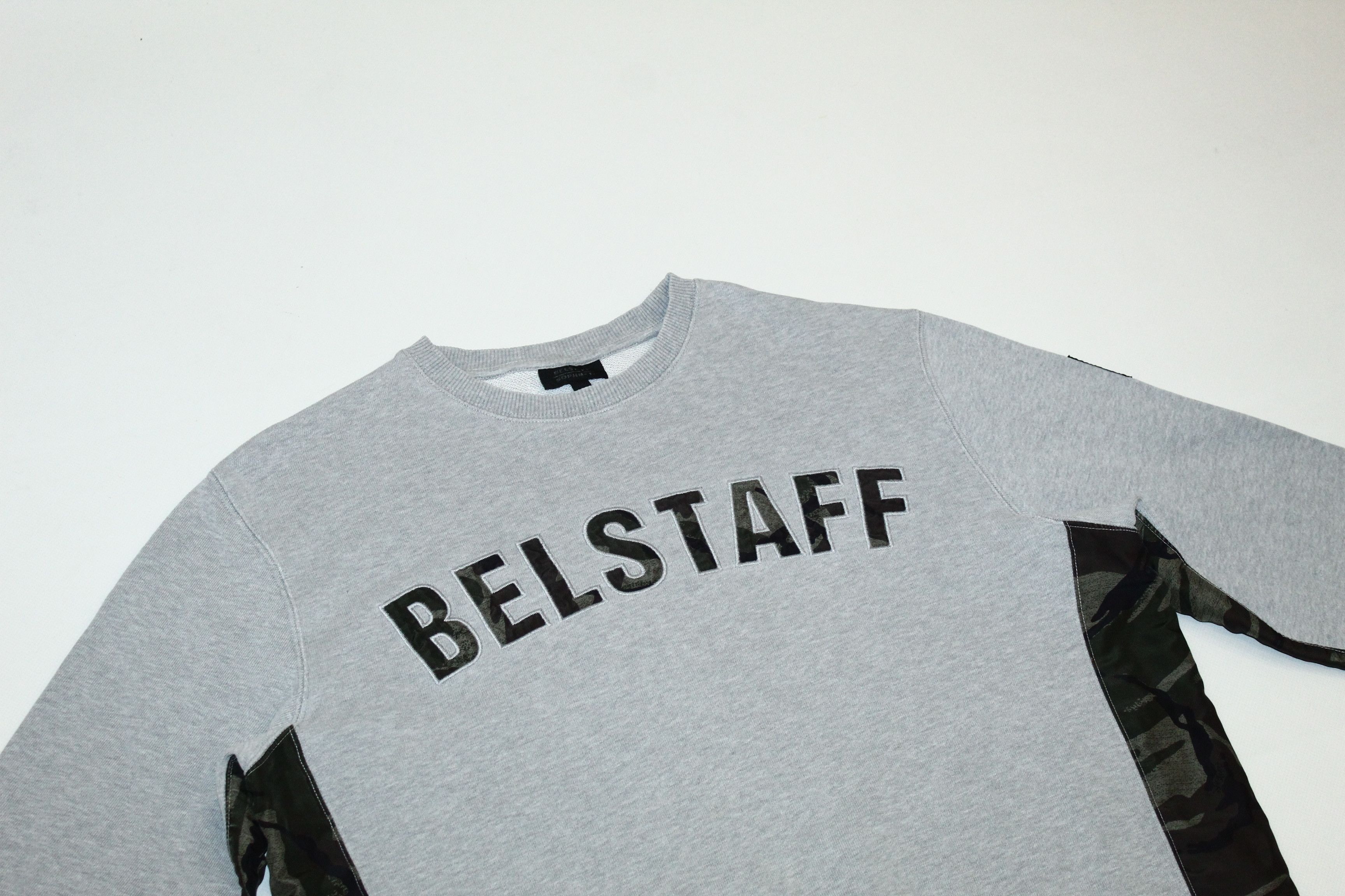 Belstaff Belstaff x Sophnet. Big Logo Baggy Sweatshirt camo inserts Size US M / EU 48-50 / 2 - 3 Thumbnail