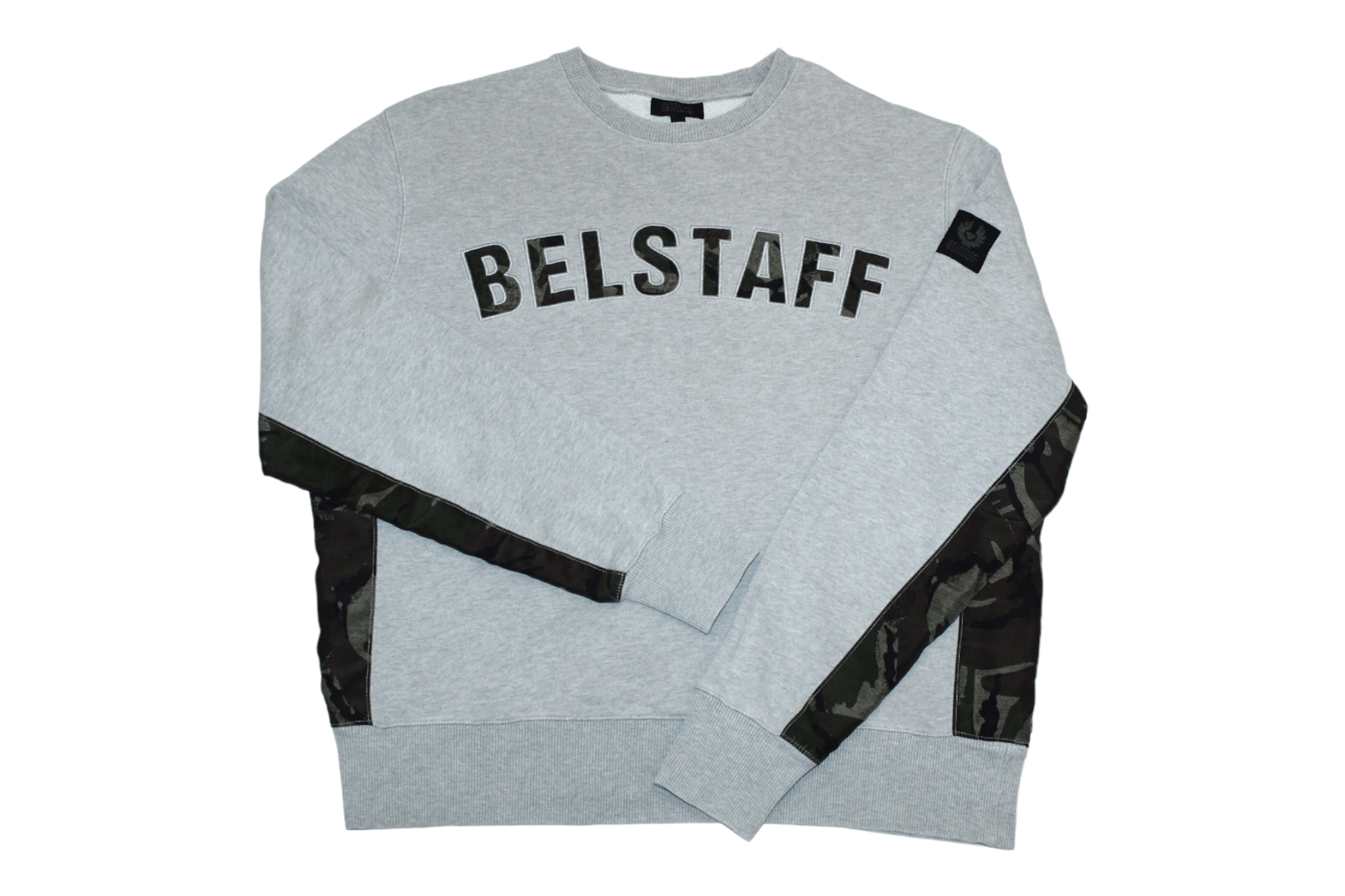 Belstaff Belstaff x Sophnet. Big Logo Baggy Sweatshirt camo inserts Size US M / EU 48-50 / 2 - 12 Thumbnail