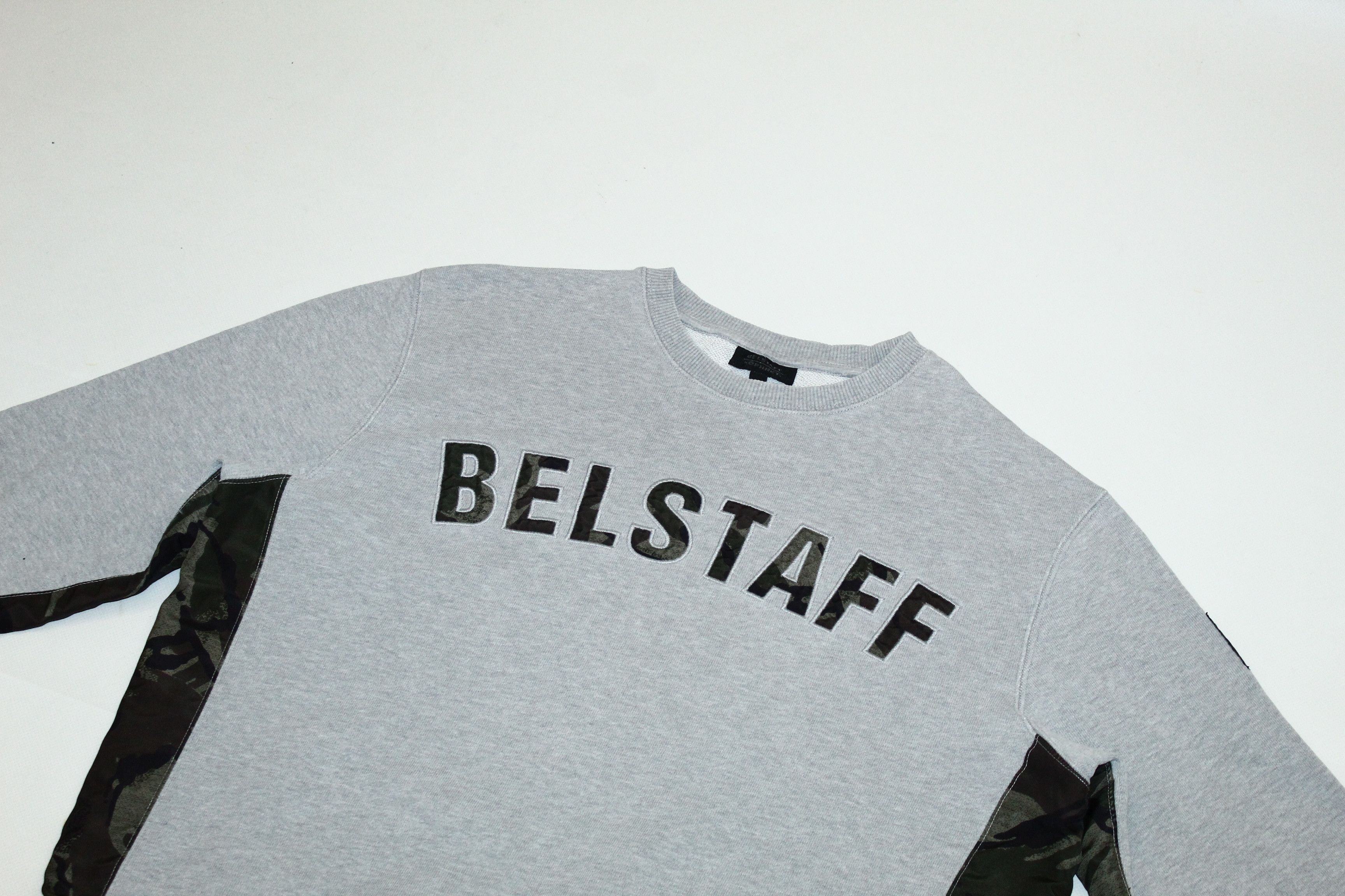 Belstaff Belstaff x Sophnet. Big Logo Baggy Sweatshirt camo inserts Size US M / EU 48-50 / 2 - 10 Thumbnail