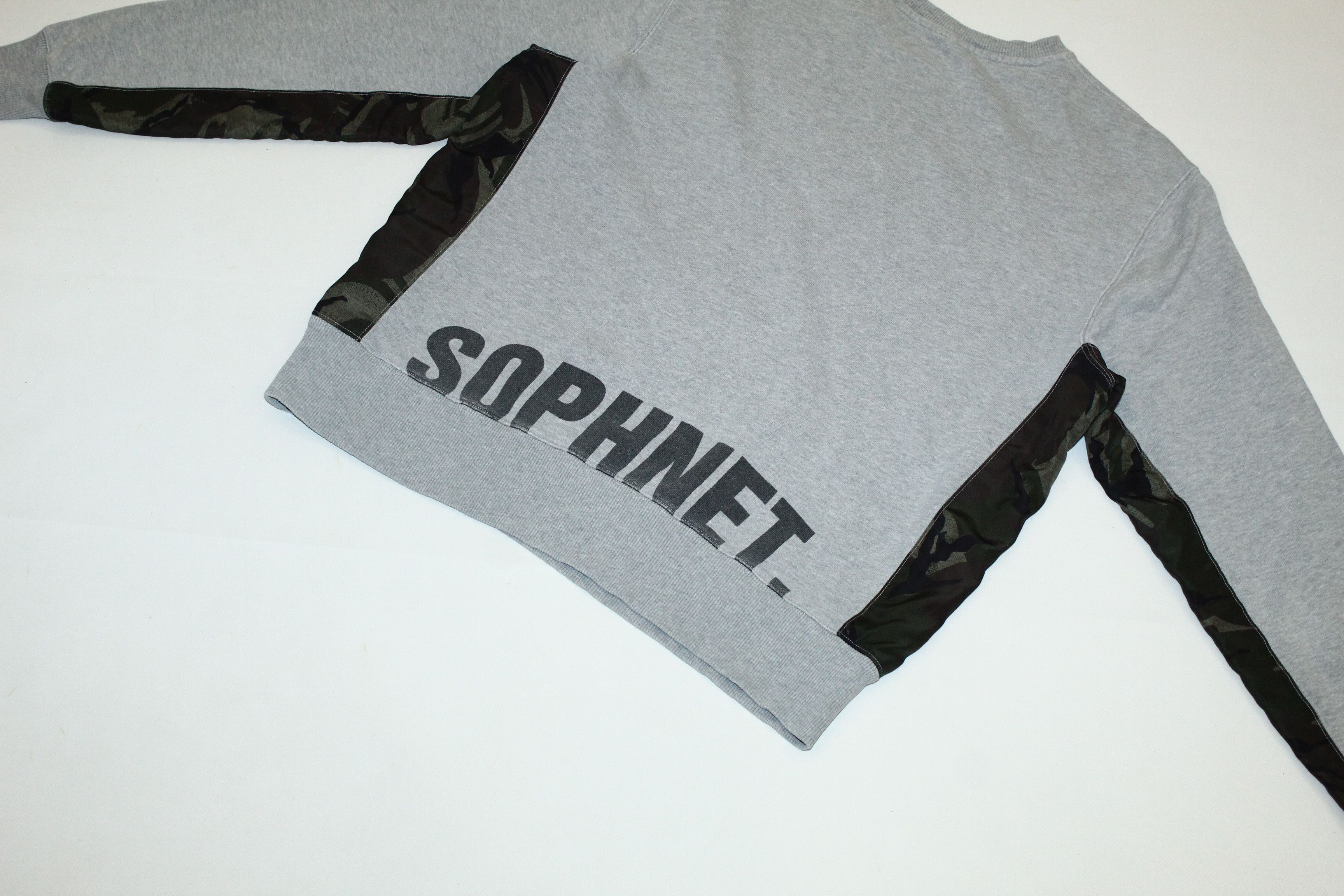 Belstaff Belstaff x Sophnet. Big Logo Baggy Sweatshirt camo inserts Size US M / EU 48-50 / 2 - 9 Thumbnail