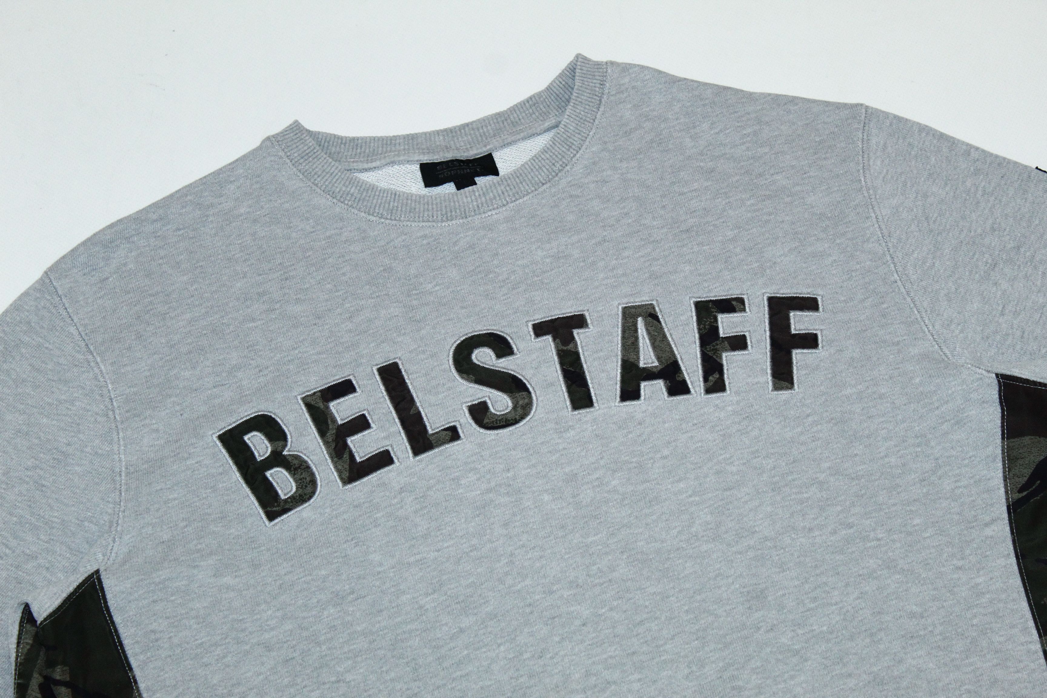 Belstaff Belstaff x Sophnet. Big Logo Baggy Sweatshirt camo inserts Size US M / EU 48-50 / 2 - 11 Thumbnail