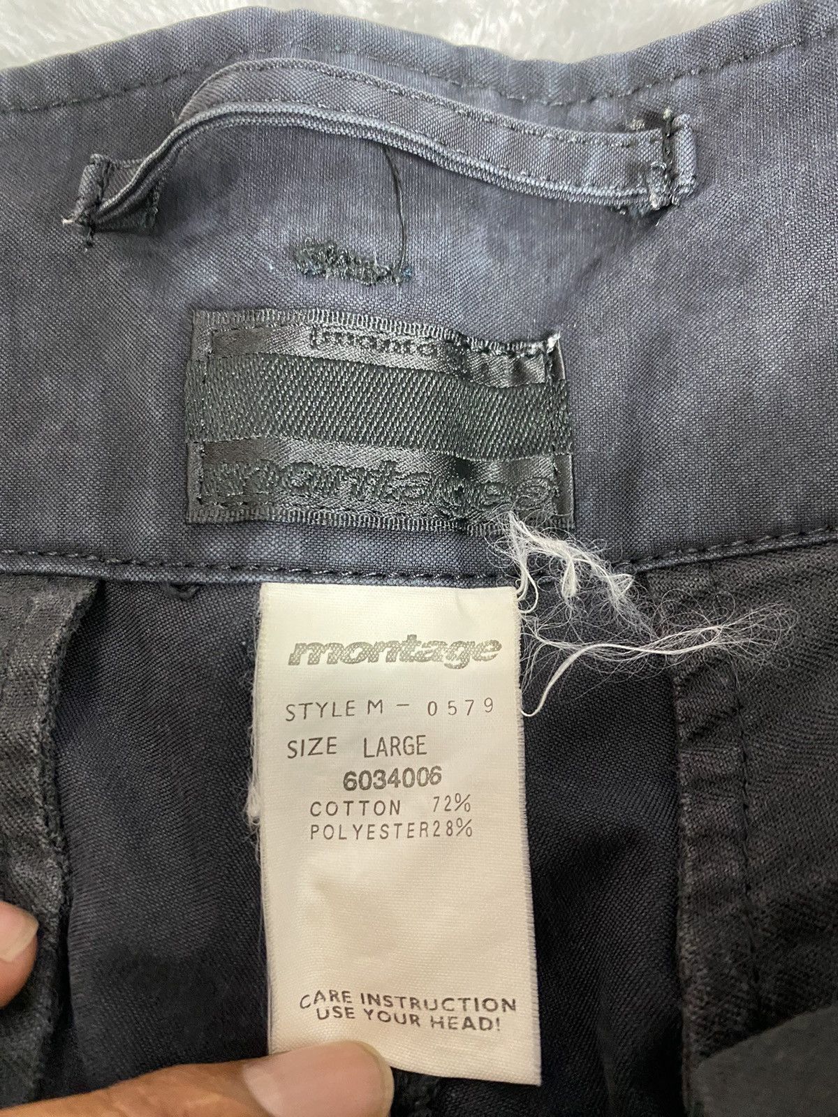 Montage Montage Cargo Zipper Pants. S0224 Size US 32 / EU 48 - 9 Thumbnail