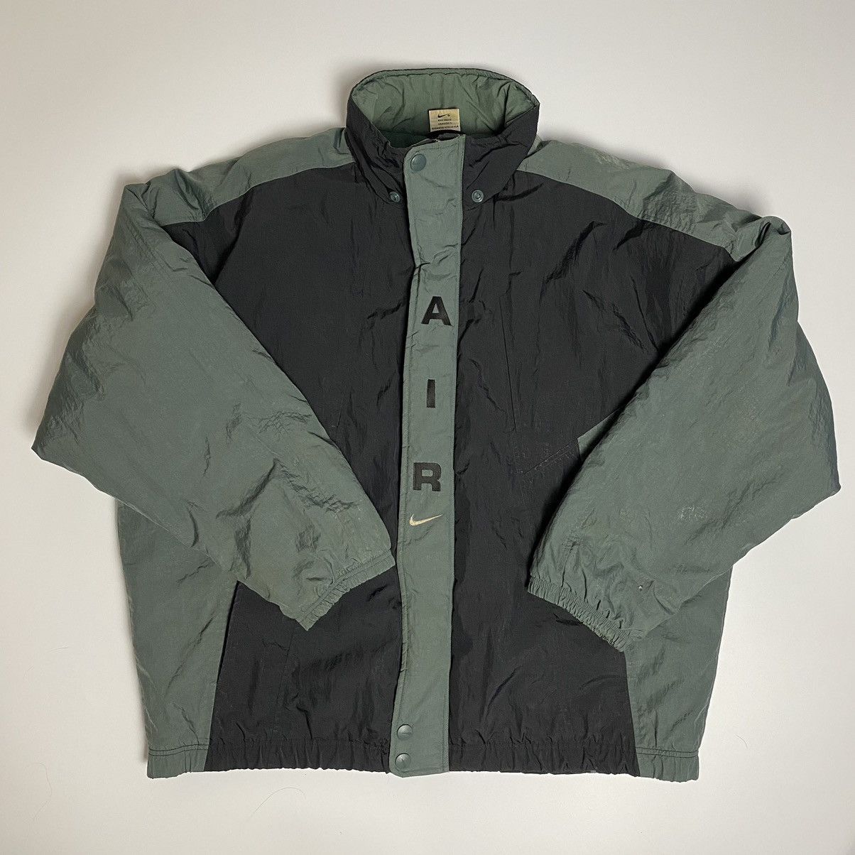 Nike Vintage Y2K 90s Rare Green Nike Winter Jacket XL Size US XL / EU 56 / 4 - 1 Thumbnail
