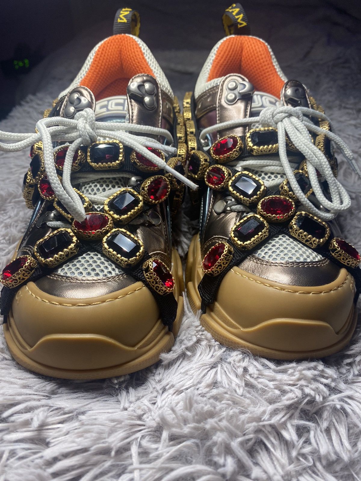 Gucci Flashtrek Crystals Grailed