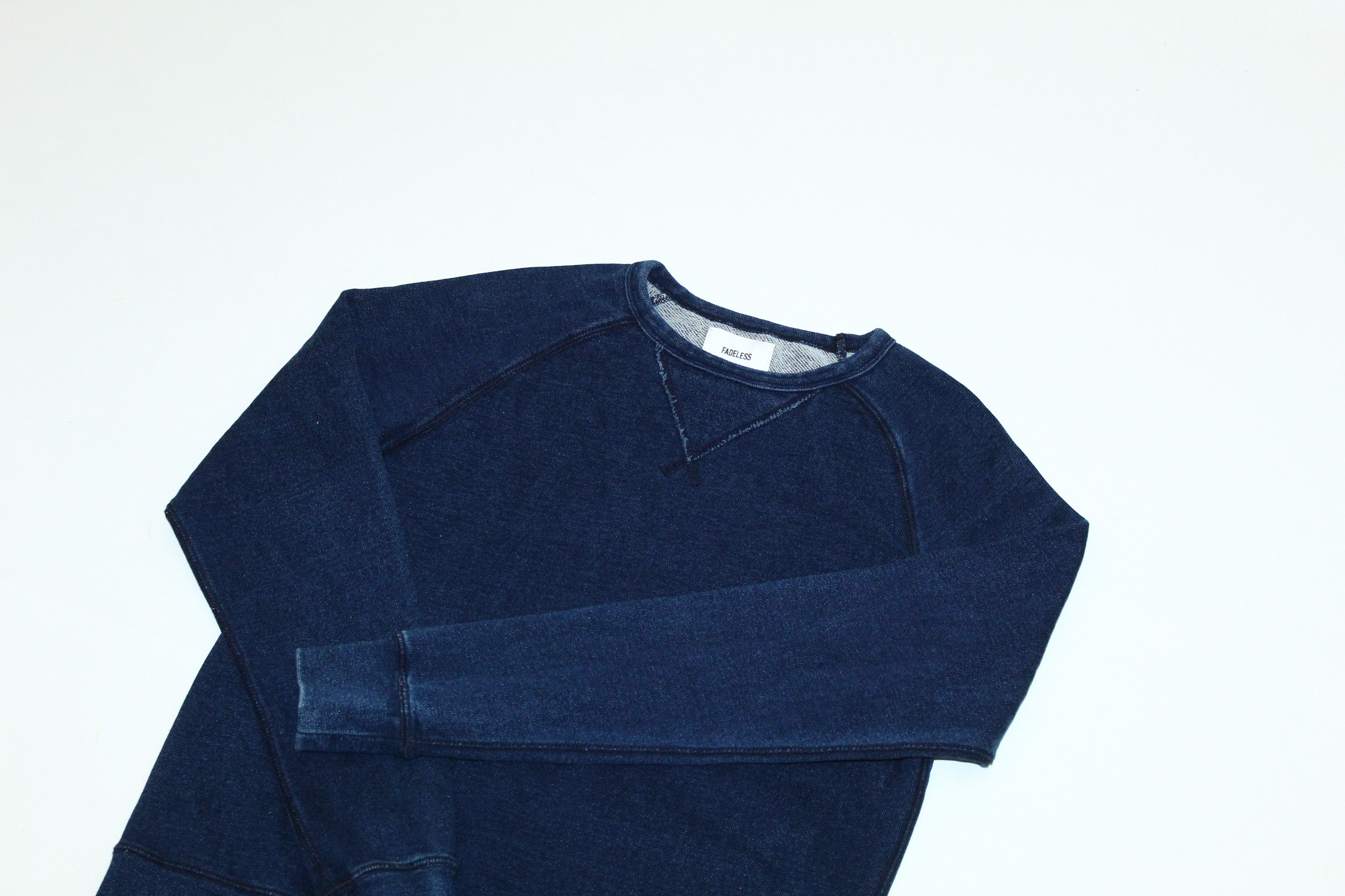 Fadeless Fadeless Indigo Dyed Classic Crew Neck Sweatshirt Size US XS / EU 42 / 0 - 3 Thumbnail