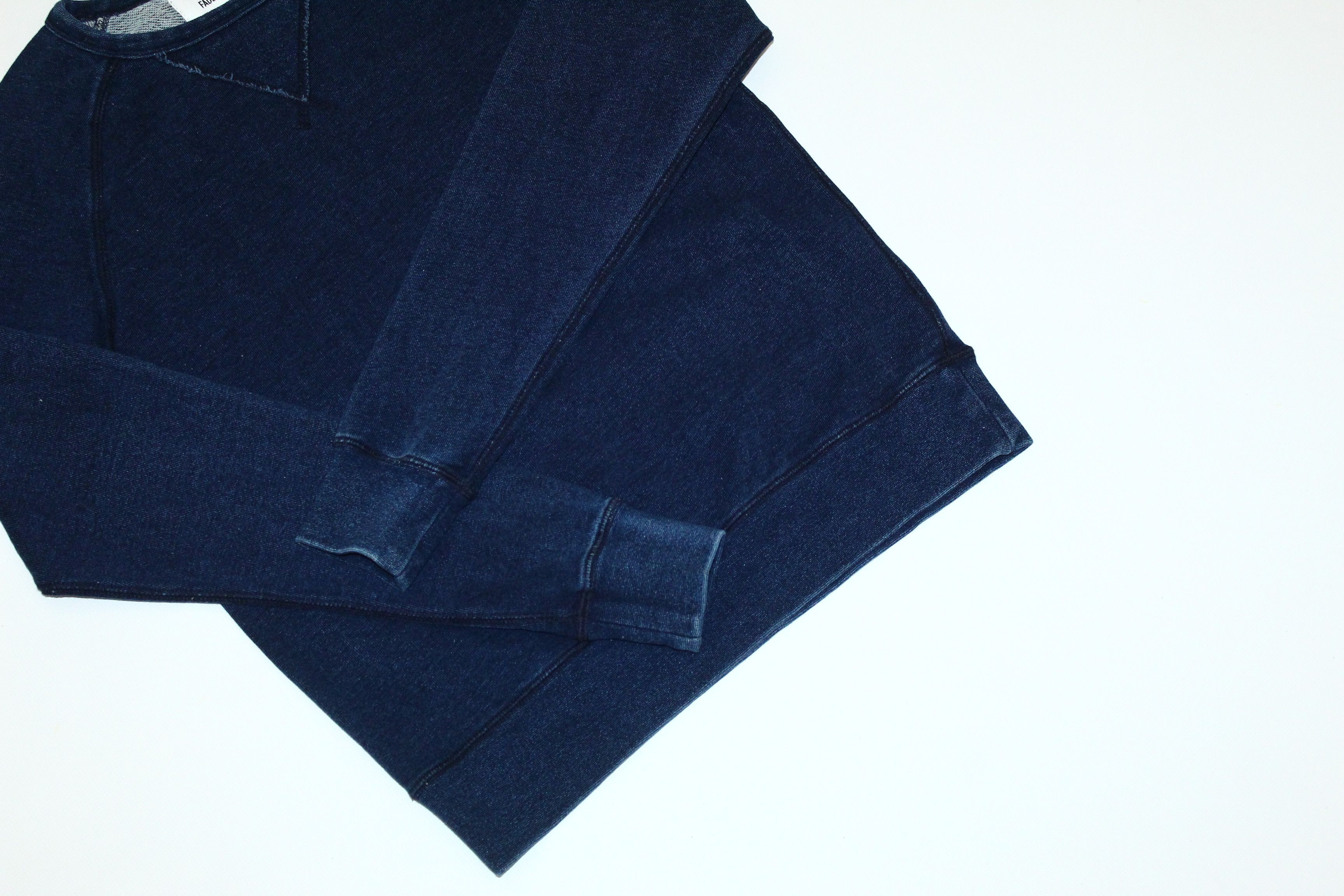 Fadeless Fadeless Indigo Dyed Classic Crew Neck Sweatshirt Size US XS / EU 42 / 0 - 7 Thumbnail