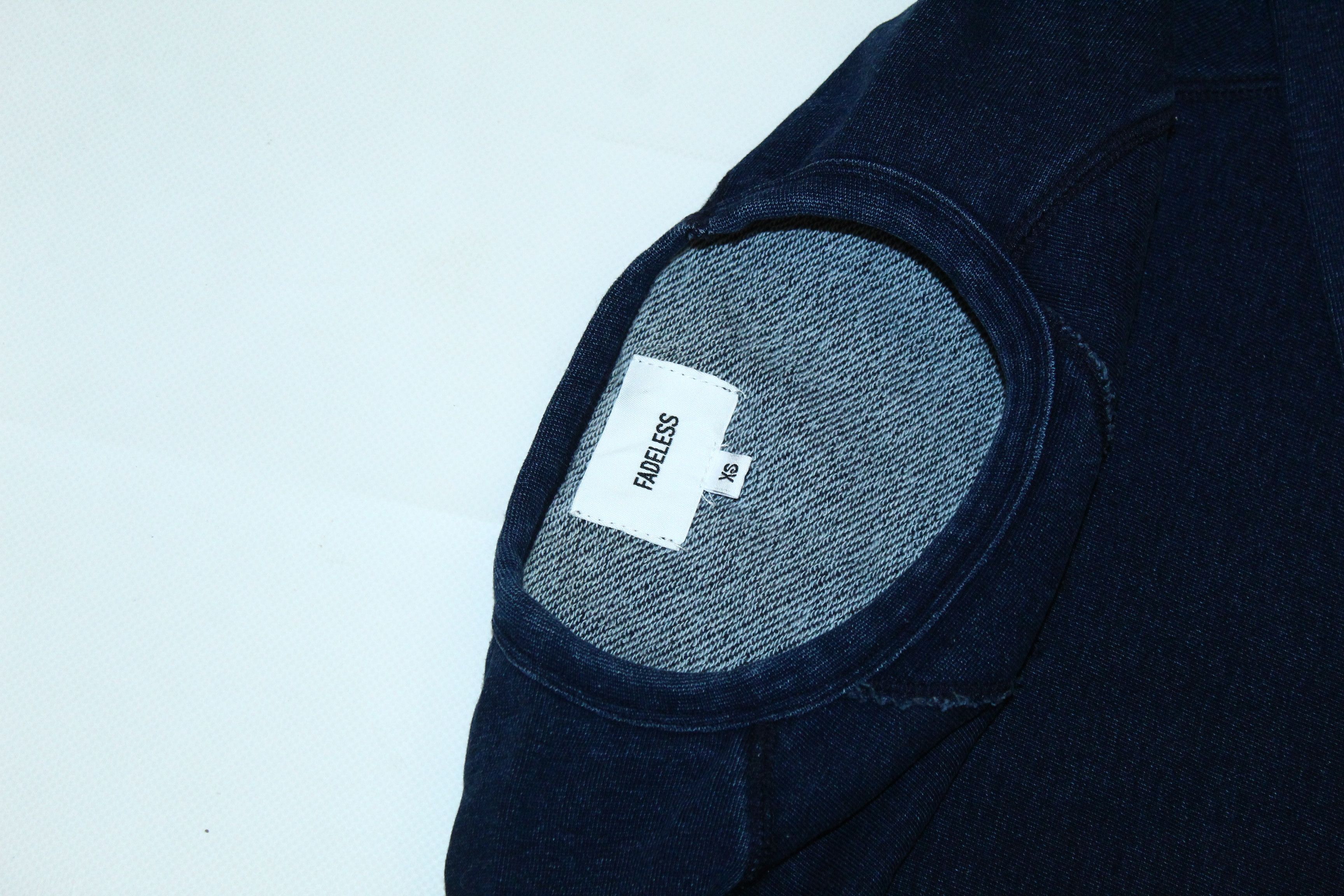 Fadeless Fadeless Indigo Dyed Classic Crew Neck Sweatshirt Size US XS / EU 42 / 0 - 2 Thumbnail