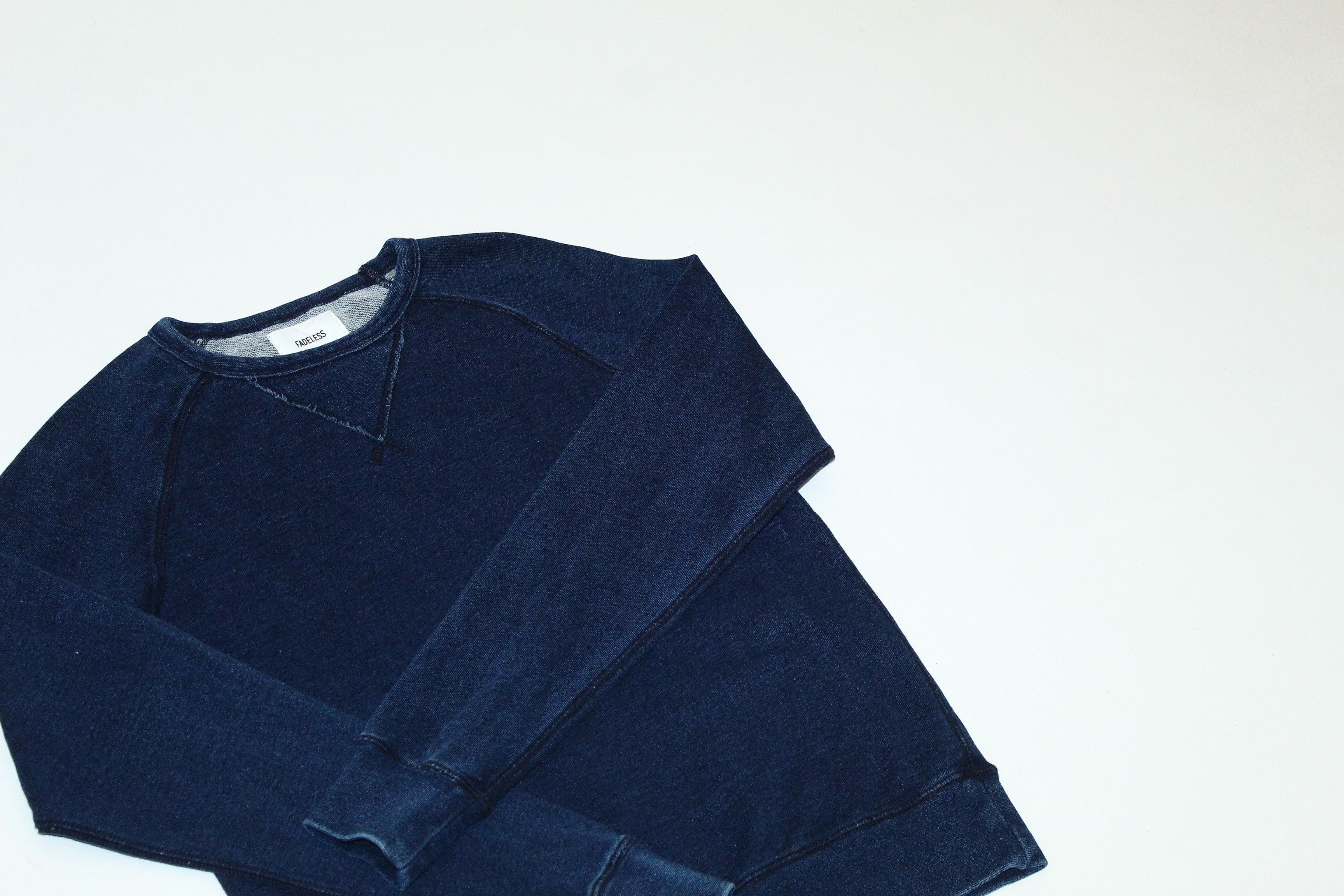 Fadeless Fadeless Indigo Dyed Classic Crew Neck Sweatshirt Size US XS / EU 42 / 0 - 6 Thumbnail
