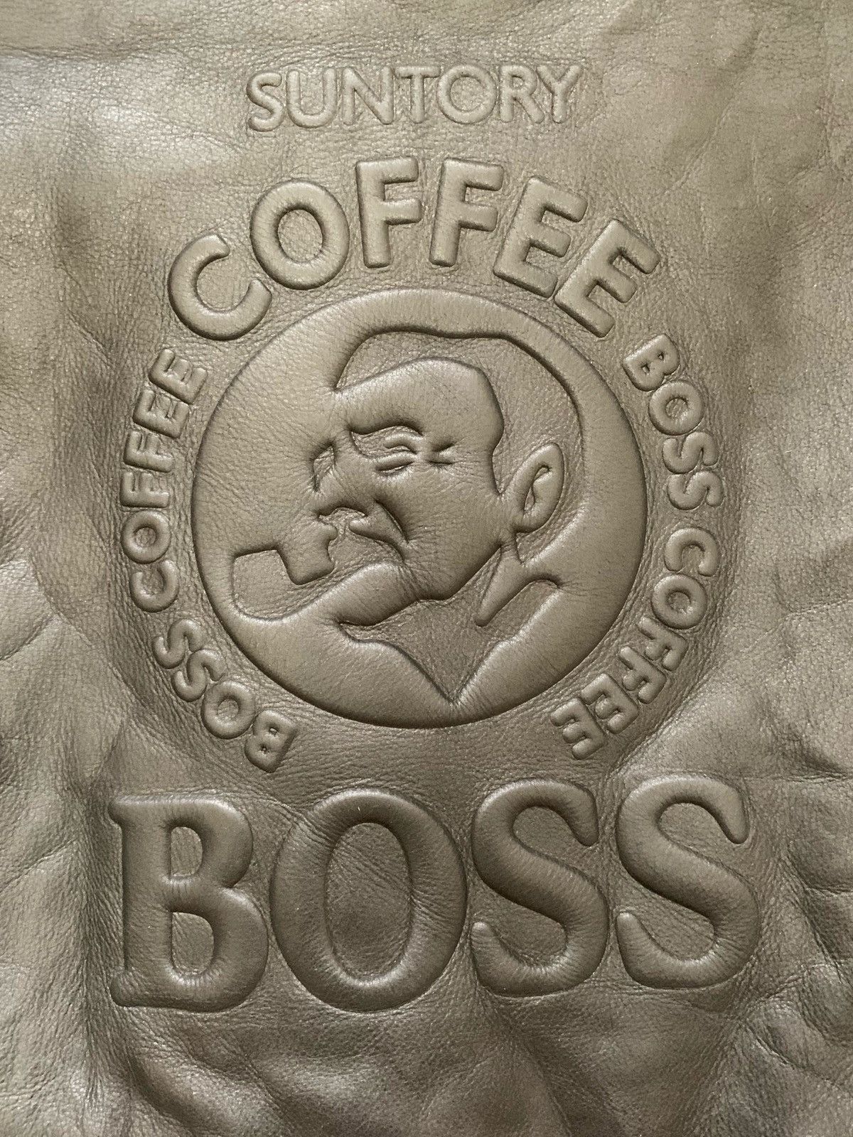 Japanese Brand RARE‼️B-3 Suntory Coffee "BOSS" Leather Shearling Jacket Size US L / EU 52-54 / 3 - 3 Thumbnail