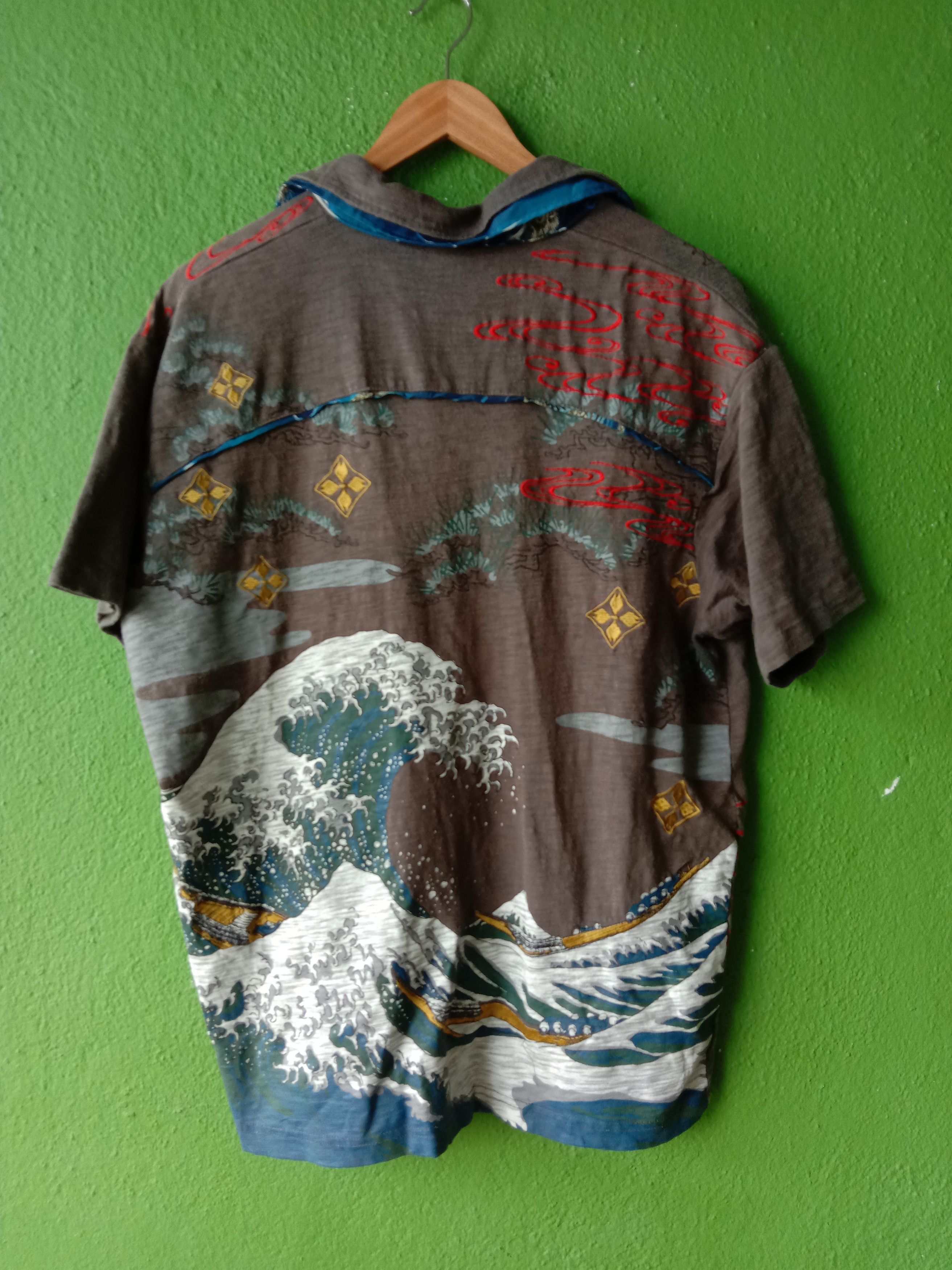 Japanese Brand Sukajan polos tee Size US L / EU 52-54 / 3 - 3 Thumbnail