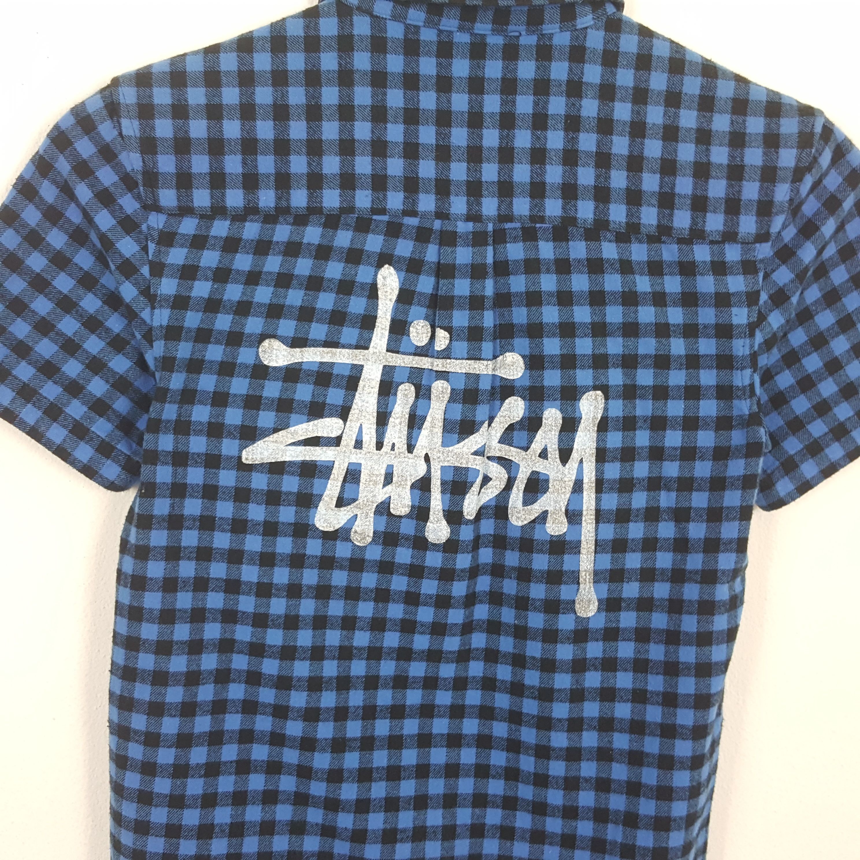 Stussy × Vintage STUSSY Streetwear Skateboard Custom Logo Style Shirt dp1 Size US M / EU 48-50 / 2 - 2 Thumbnail