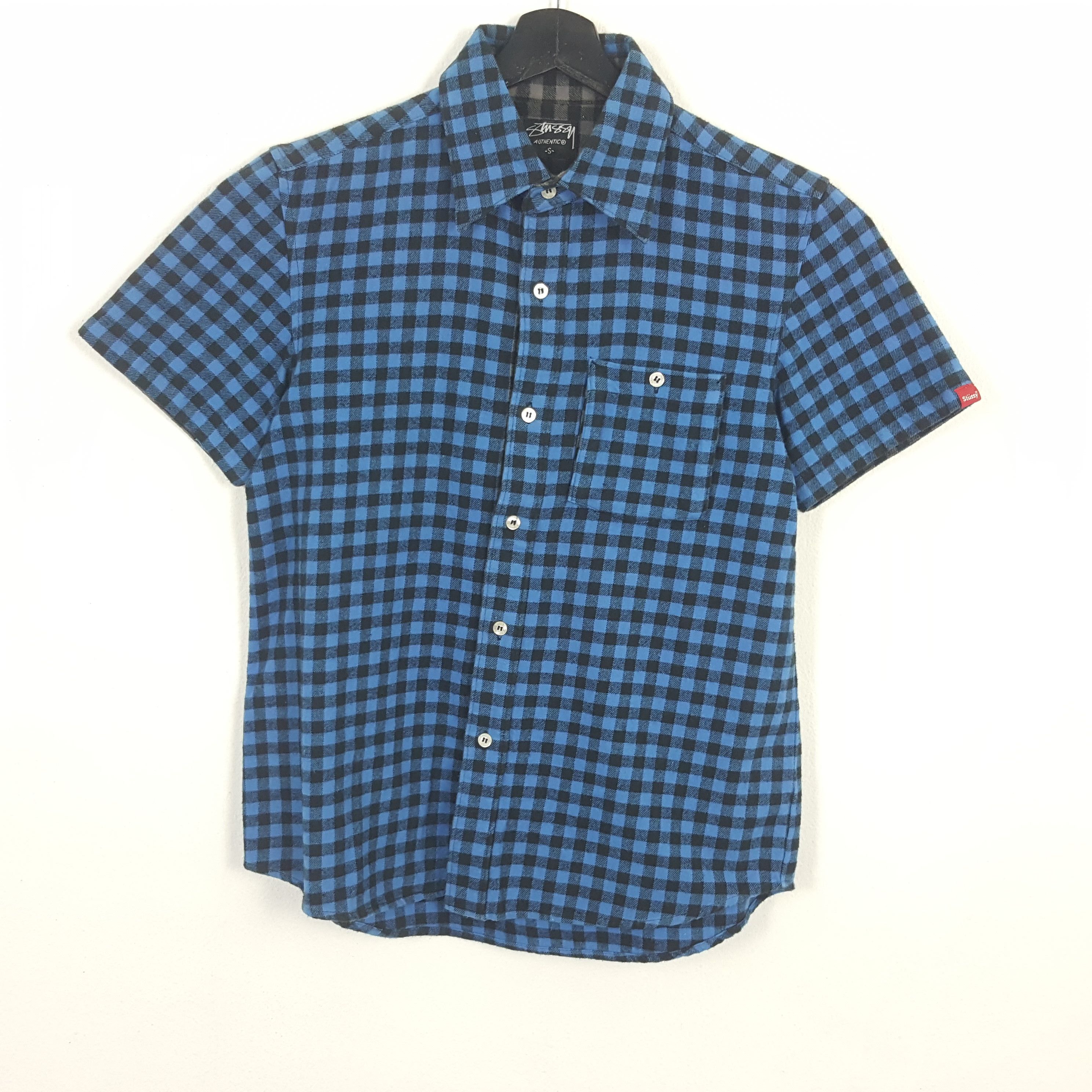 Stussy × Vintage STUSSY Streetwear Skateboard Custom Logo Style Shirt dp1 Size US M / EU 48-50 / 2 - 3 Thumbnail
