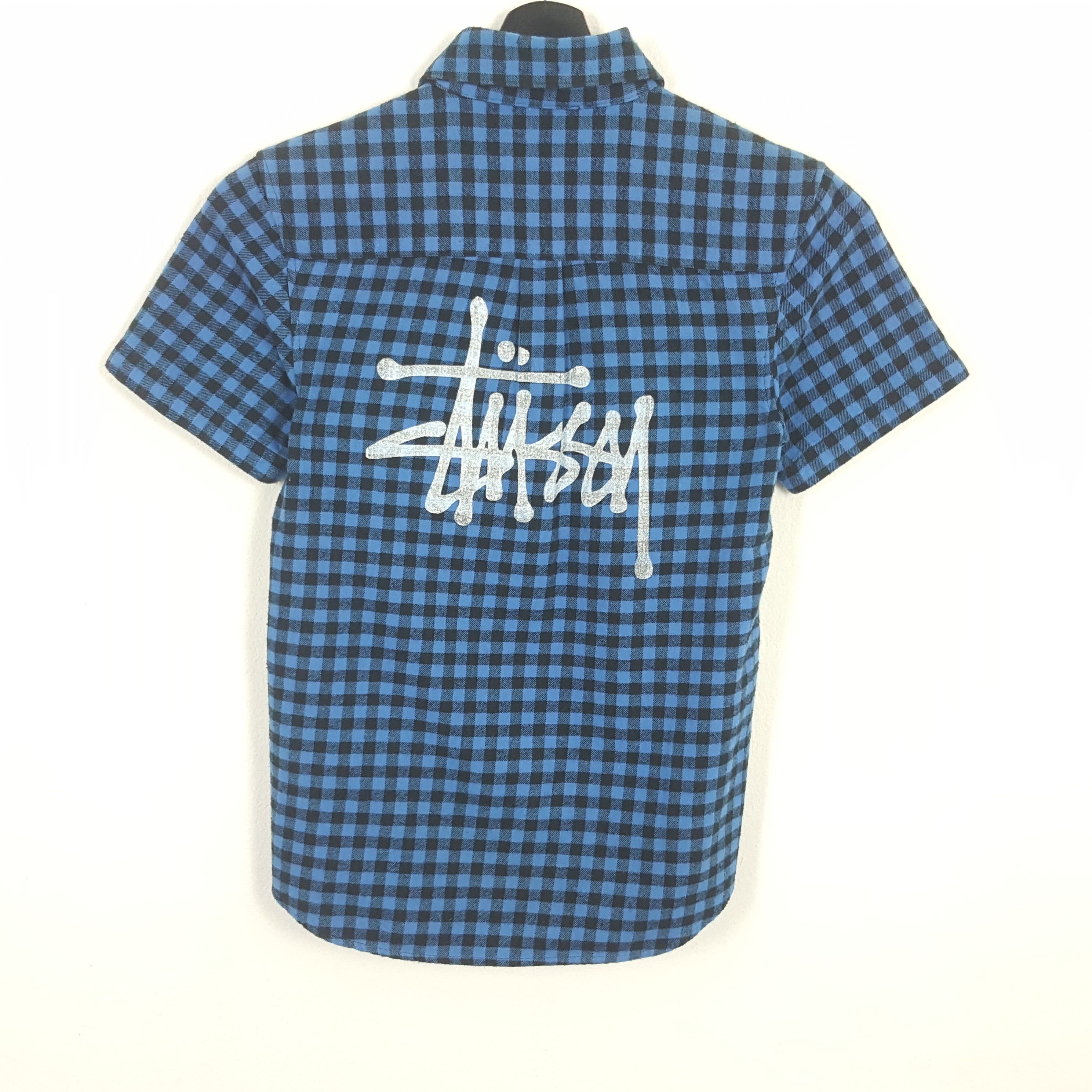 Stussy × Vintage STUSSY Streetwear Skateboard Custom Logo Style Shirt dp1 Size US M / EU 48-50 / 2 - 1 Thumbnail