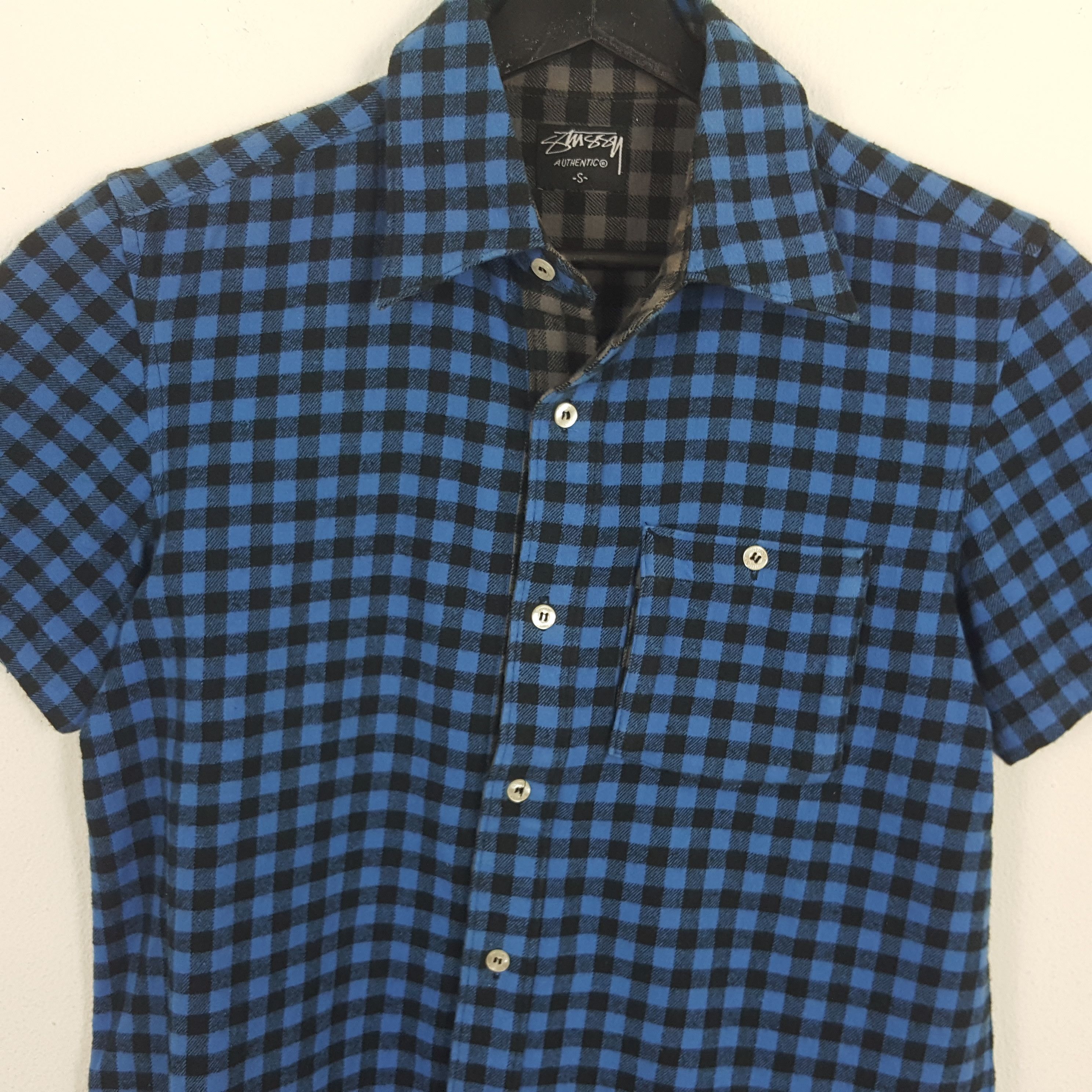 Stussy × Vintage STUSSY Streetwear Skateboard Custom Logo Style Shirt dp1 Size US M / EU 48-50 / 2 - 4 Thumbnail