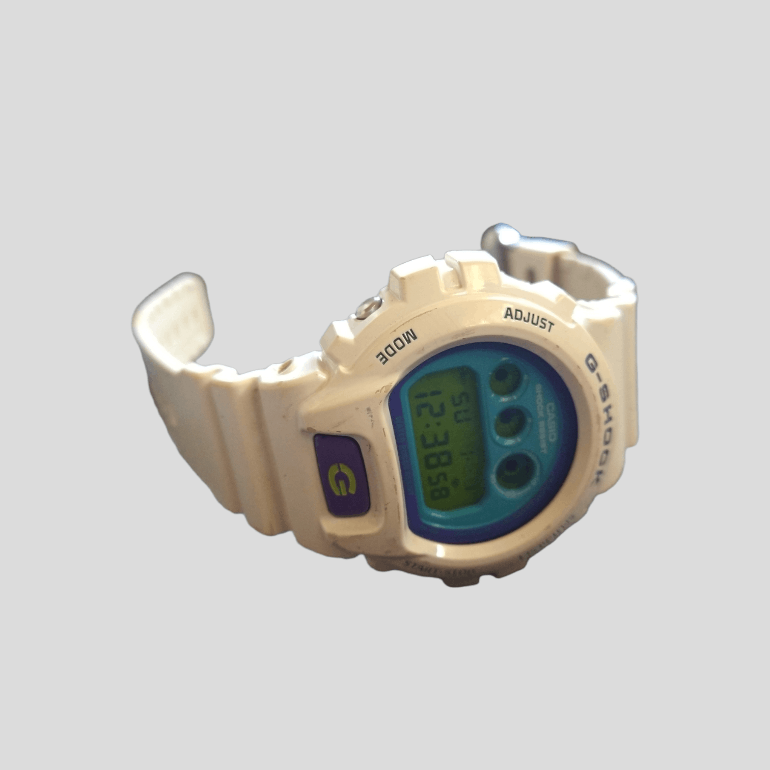 Casio Casio G-Shock DW-6900-CS-7 White Watch Green Purple White Size ONE SIZE - 6 Thumbnail