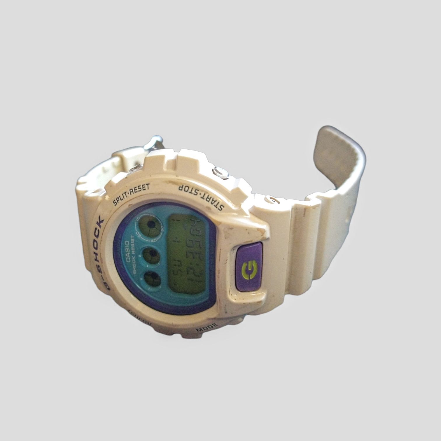 Casio Casio G-Shock DW-6900-CS-7 White Watch Green Purple White Size ONE SIZE - 5 Thumbnail