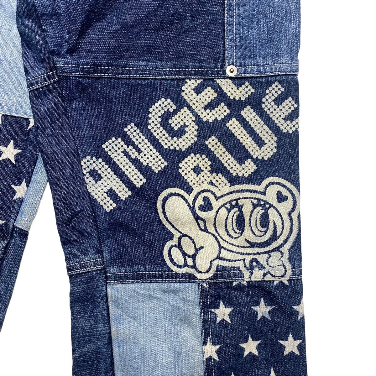 Angel Blue 1990s Angel Blue - Patchwork Star Flared Denim Size US 28 / EU 44 - 9 Thumbnail