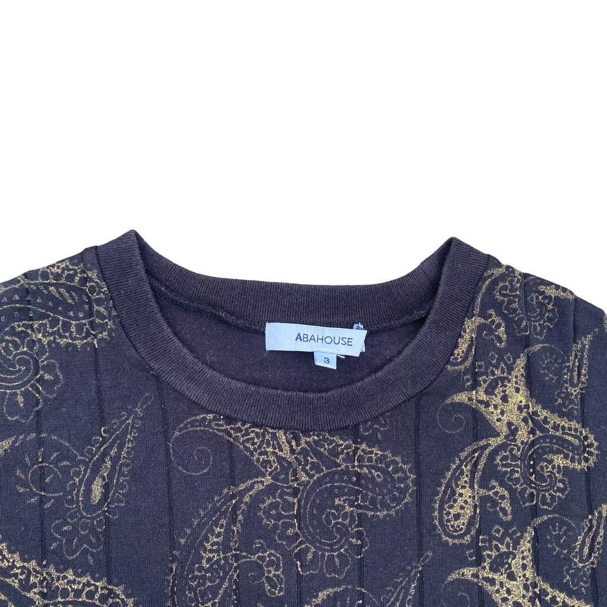 ABAHOUSE Vintage Abahouse Gold Paisley tee Size US M / EU 48-50 / 2 - 2 Thumbnail