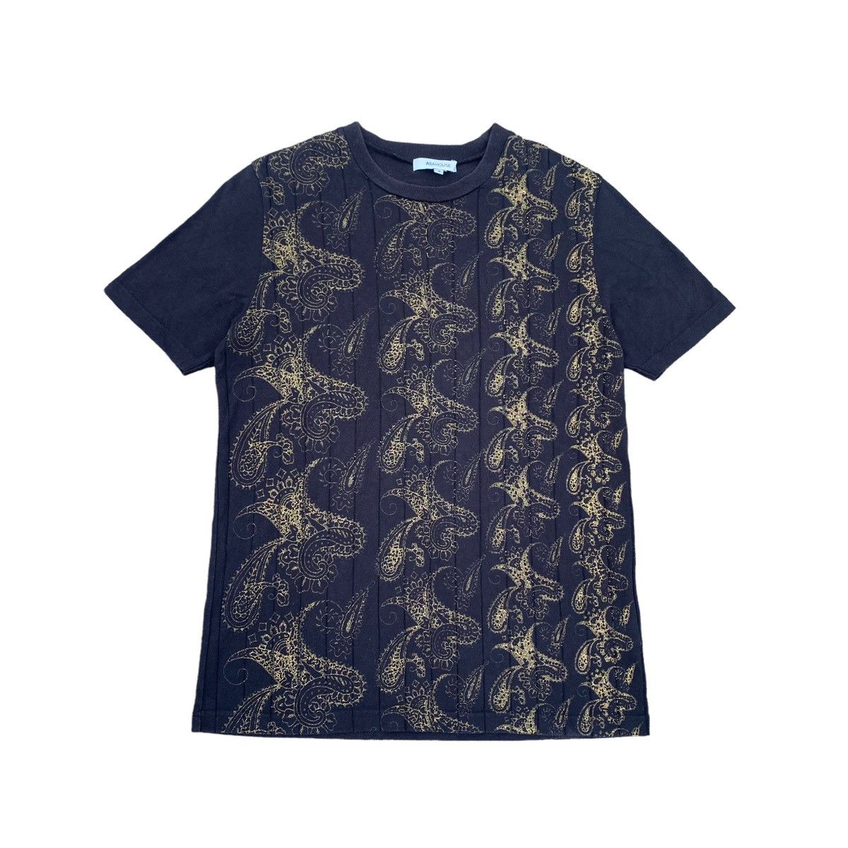 ABAHOUSE Vintage Abahouse Gold Paisley tee Size US M / EU 48-50 / 2 - 1 Thumbnail