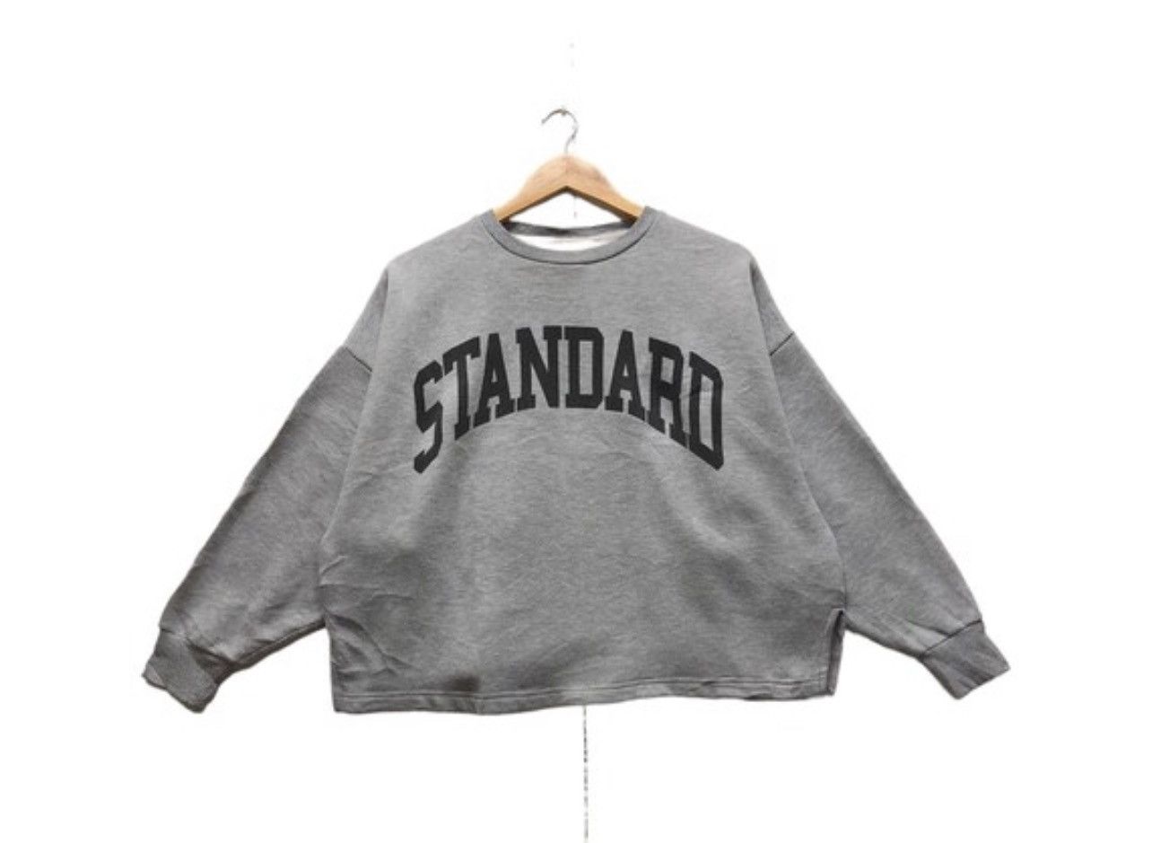 Standard Sweatshirt Big Logo Spell out Jumper Sweater