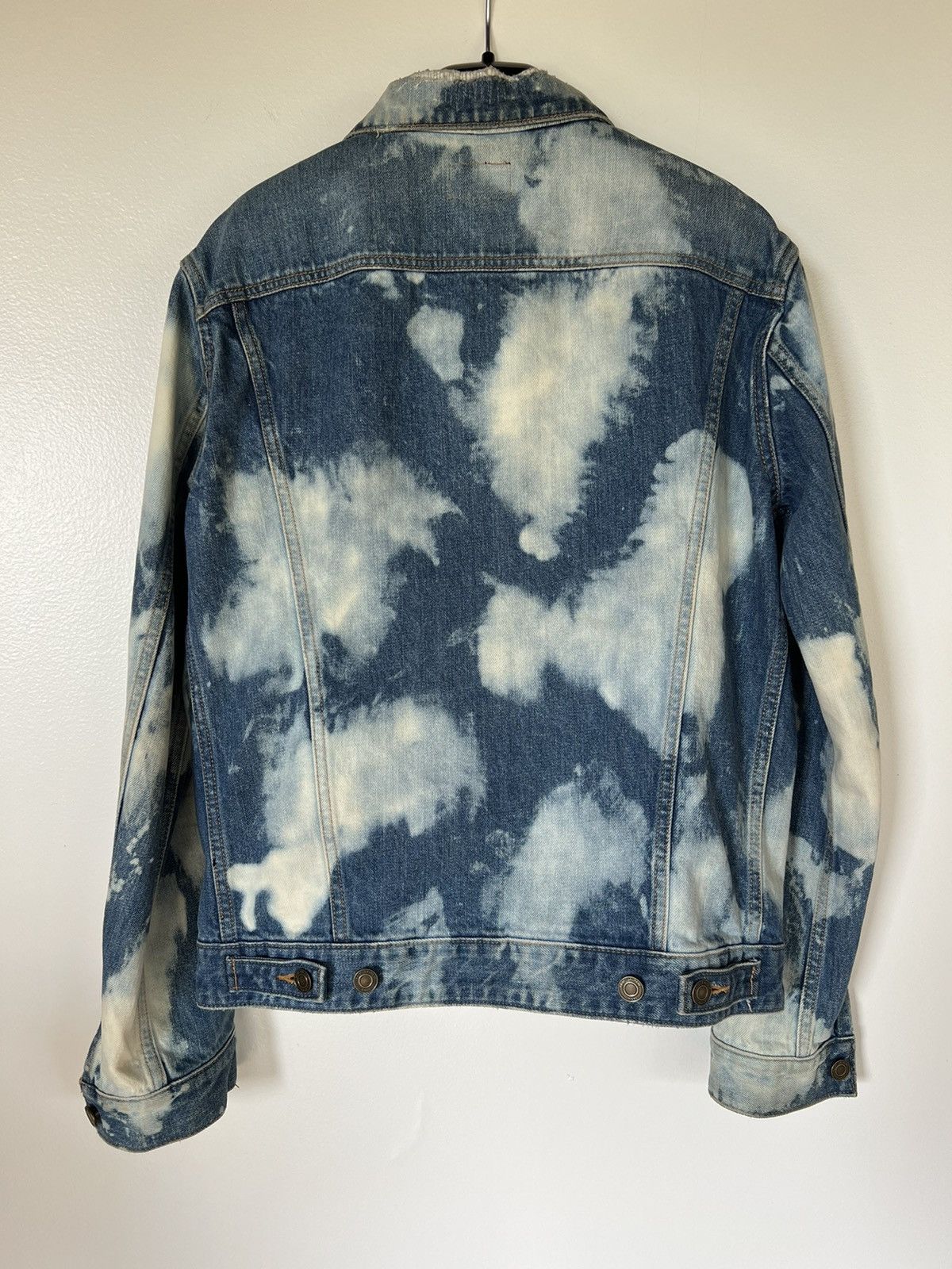 Hedi Slimane × Saint Laurent Paris SAINT LAURENT SURF SOUND PUNK BLEACHED DENIM JACKET SIZE M Size US M / EU 48-50 / 2 - 4 Thumbnail