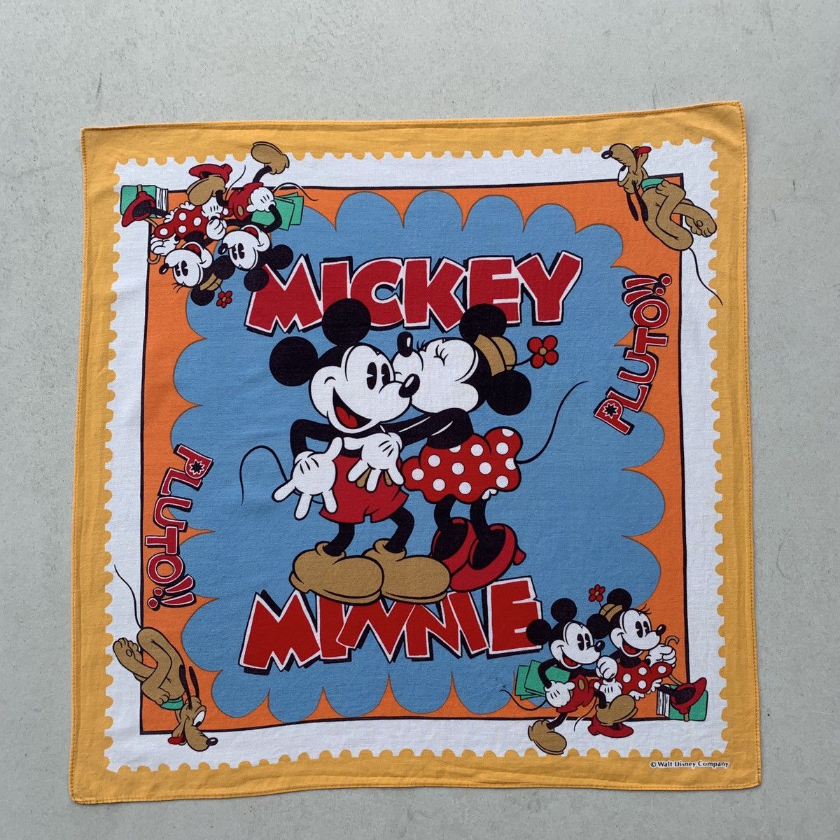 MICKEY MOUSE handkerchief bandana.. mickey handky.. disney
