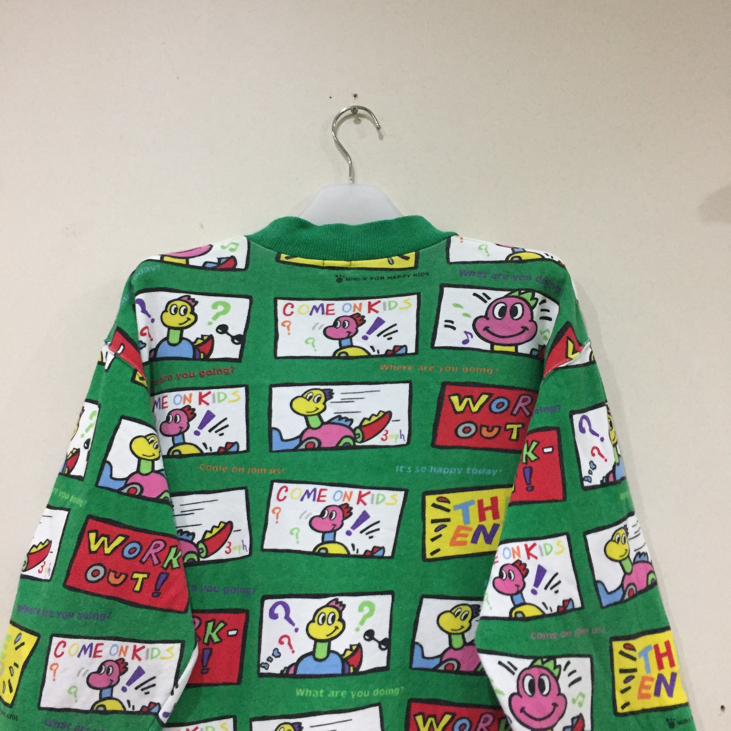 Japanese Brand MINI-K sweatshirt full print design.. japan brand.. Size US M / EU 48-50 / 2 - 8 Thumbnail