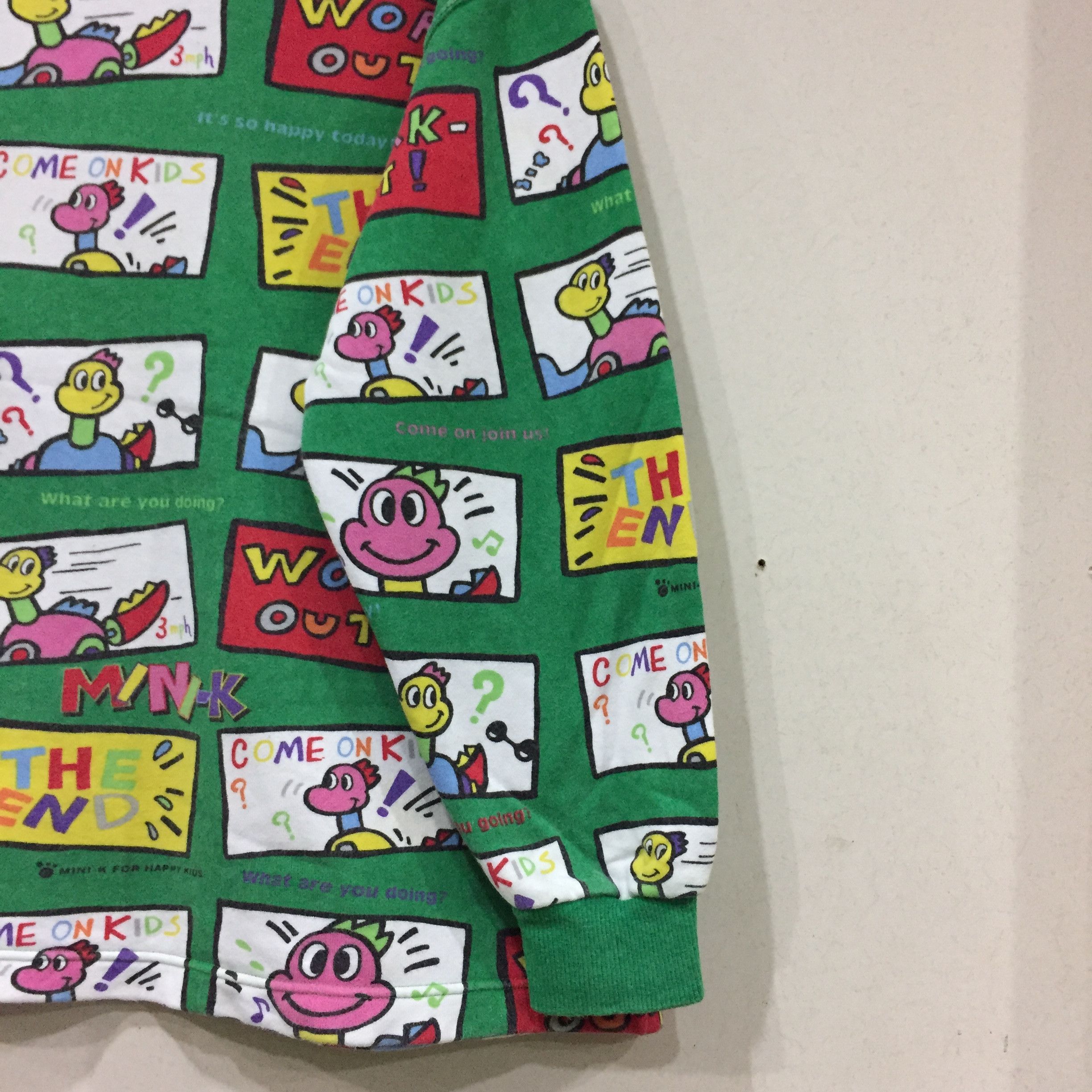 Japanese Brand MINI-K sweatshirt full print design.. japan brand.. Size US M / EU 48-50 / 2 - 5 Thumbnail