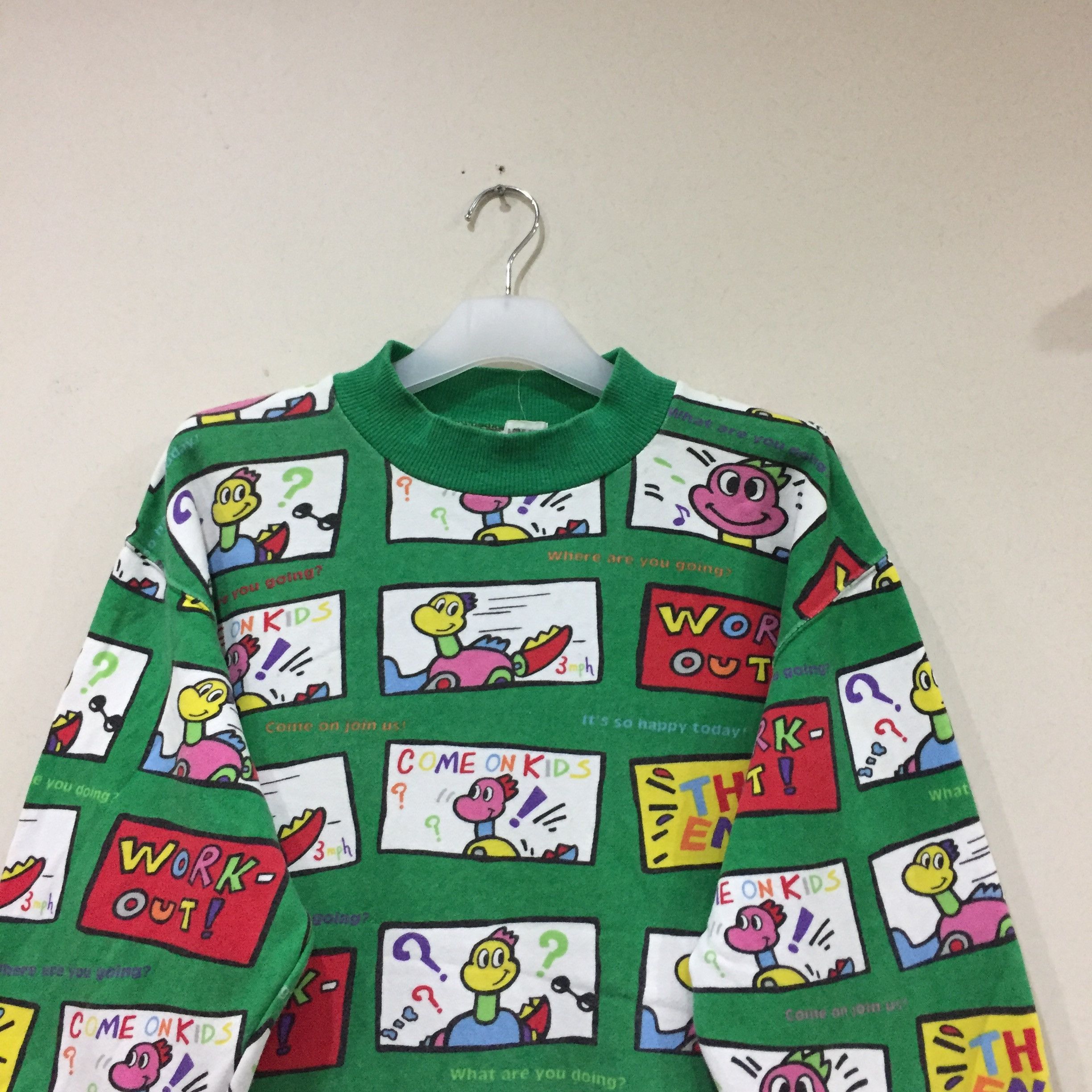 Japanese Brand MINI-K sweatshirt full print design.. japan brand.. Size US M / EU 48-50 / 2 - 2 Thumbnail