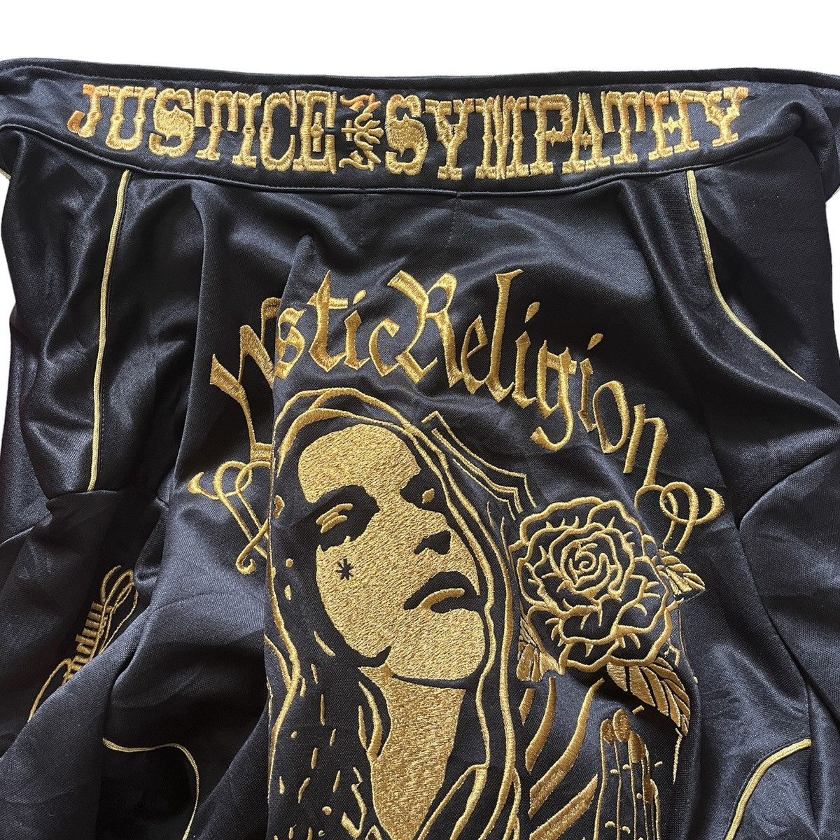 Seditionaries × Vintage Rare Embroidery Black Sense Justice Sympathy Mistic Religion Size US XXL / EU 58 / 5 - 3 Thumbnail