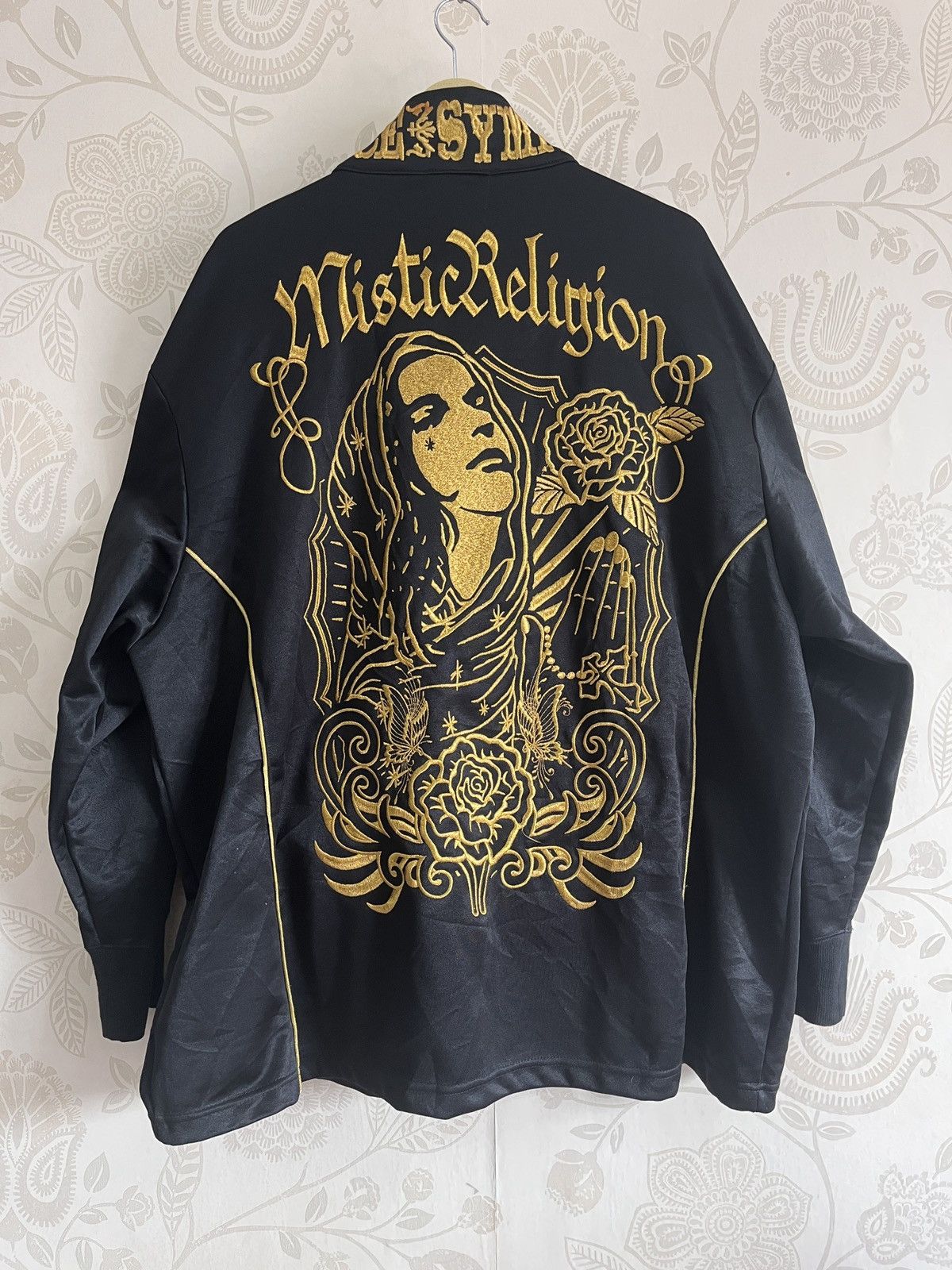 Seditionaries × Vintage Rare Embroidery Black Sense Justice Sympathy Mistic Religion Size US XXL / EU 58 / 5 - 24 Thumbnail