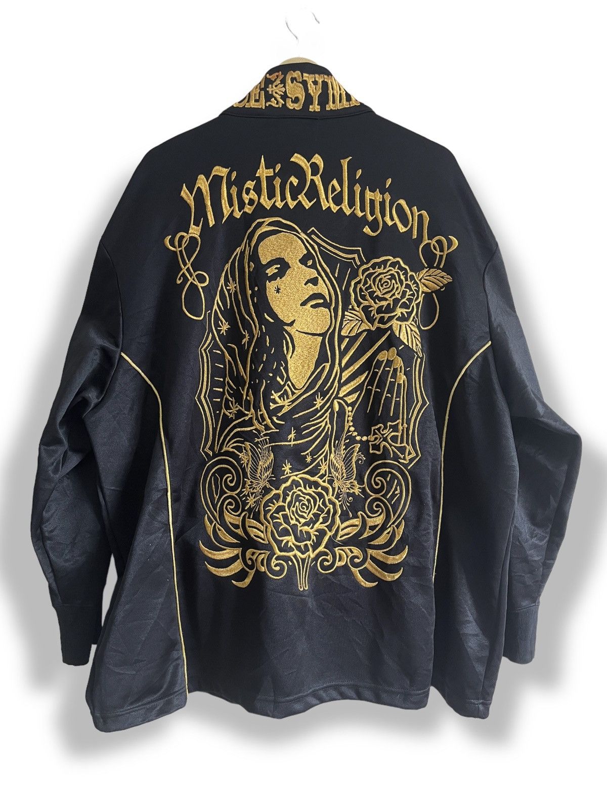 Seditionaries × Vintage Rare Embroidery Black Sense Justice Sympathy Mistic Religion Size US XXL / EU 58 / 5 - 1 Thumbnail